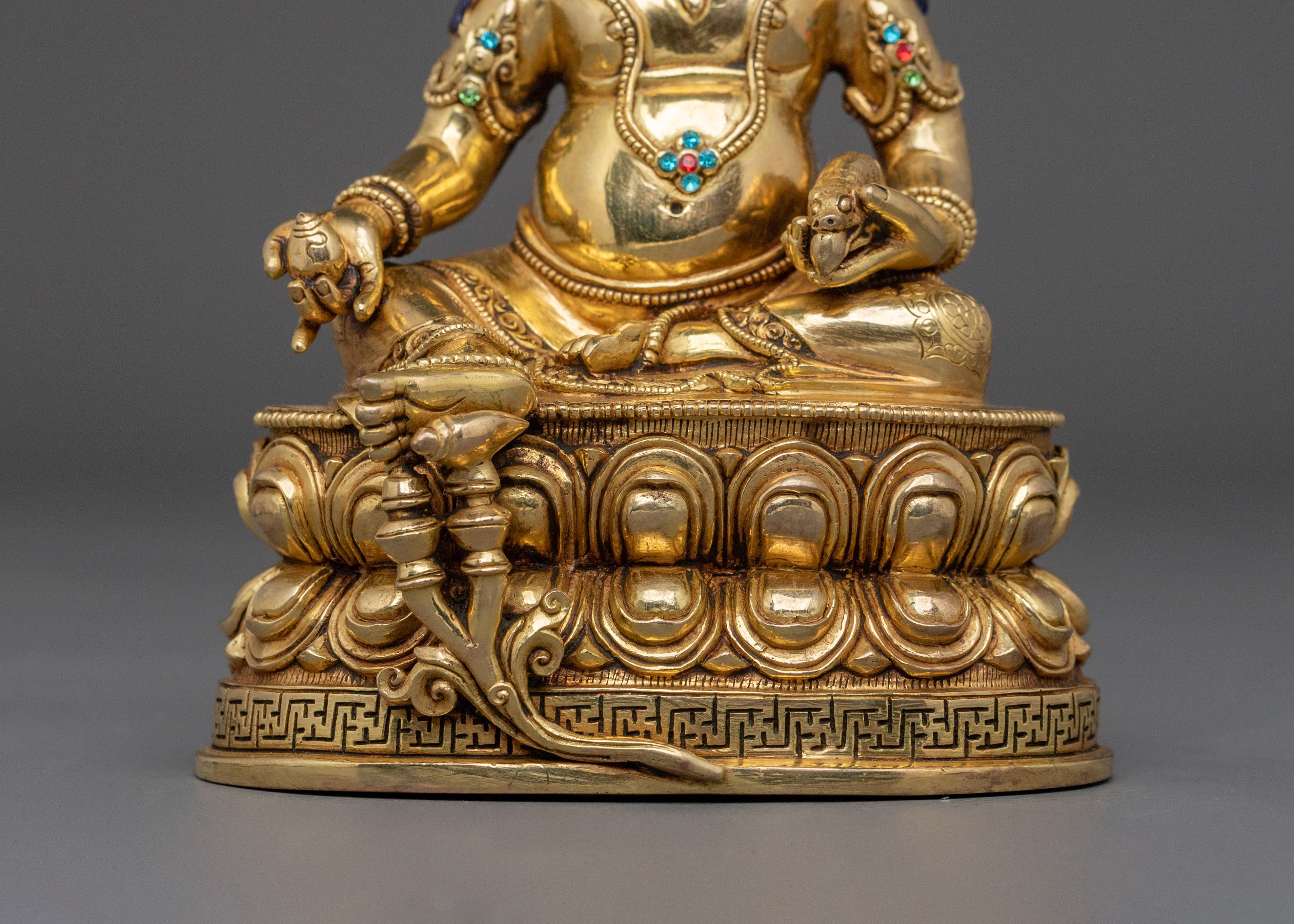 Dzambhala Spiritual Statue | Tibetan Wealth Deity