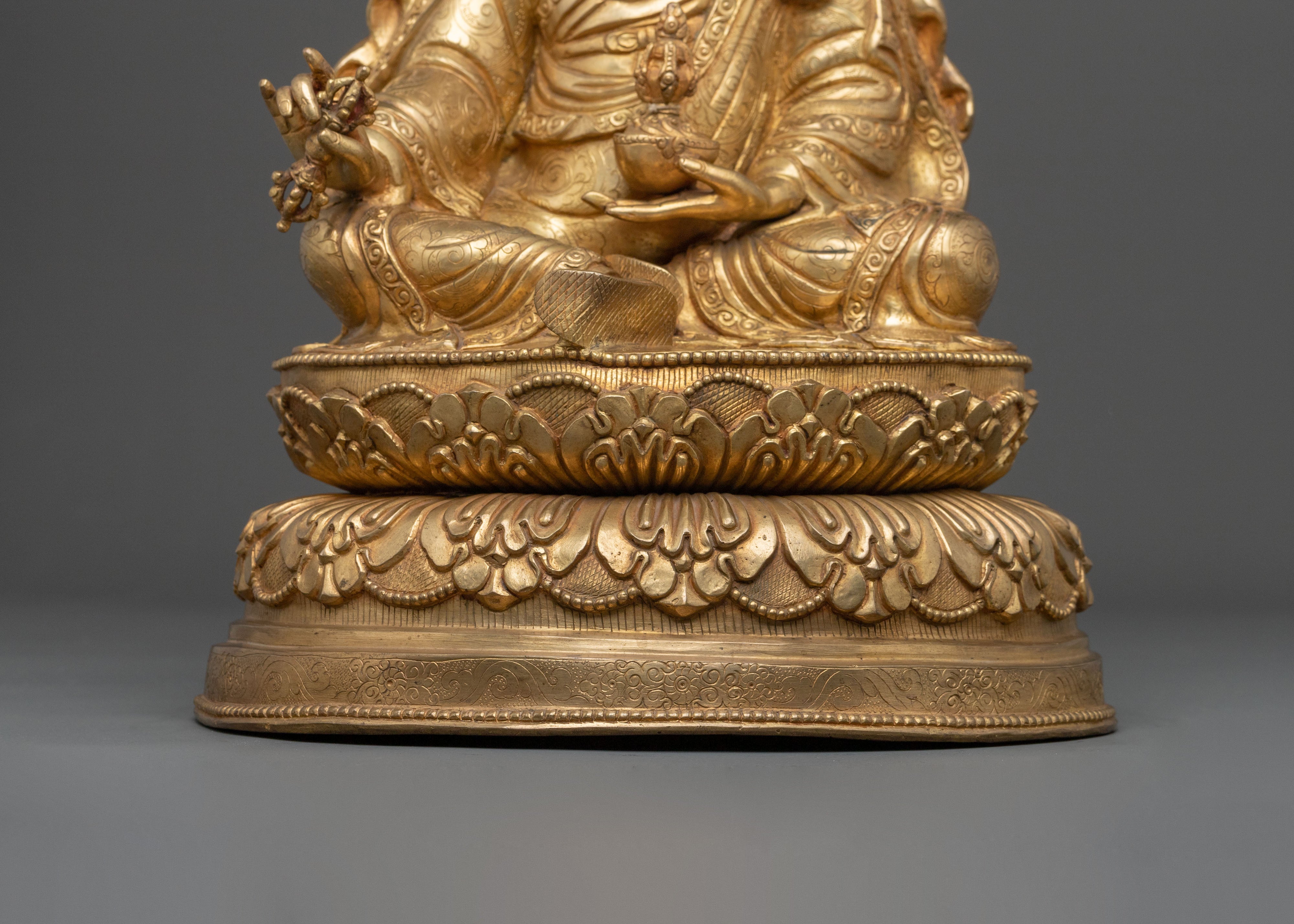 Guru Rinpoche Sculpture | Lotus-Born Master