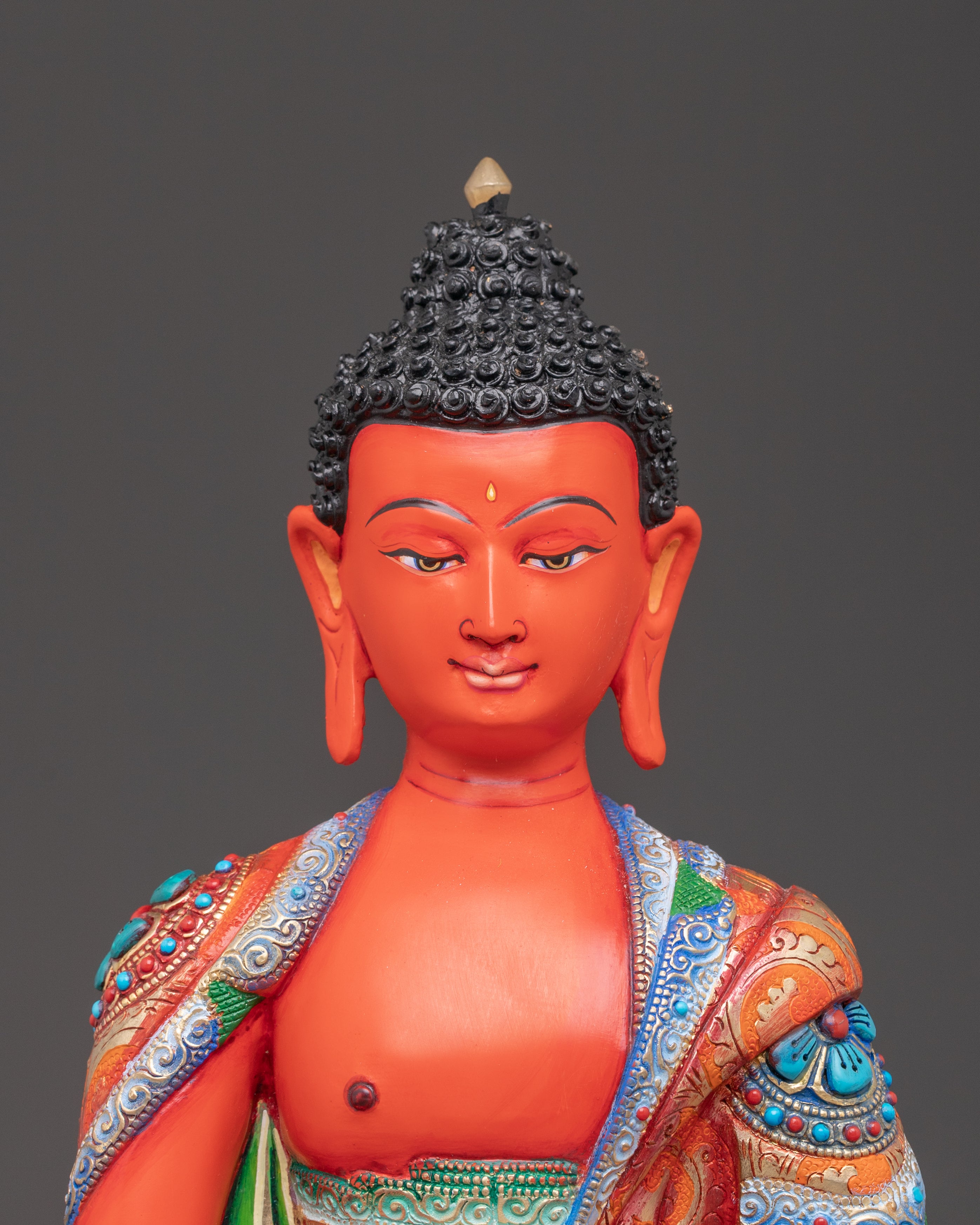 Handcrafted Amitabha Buddha Copper Statue