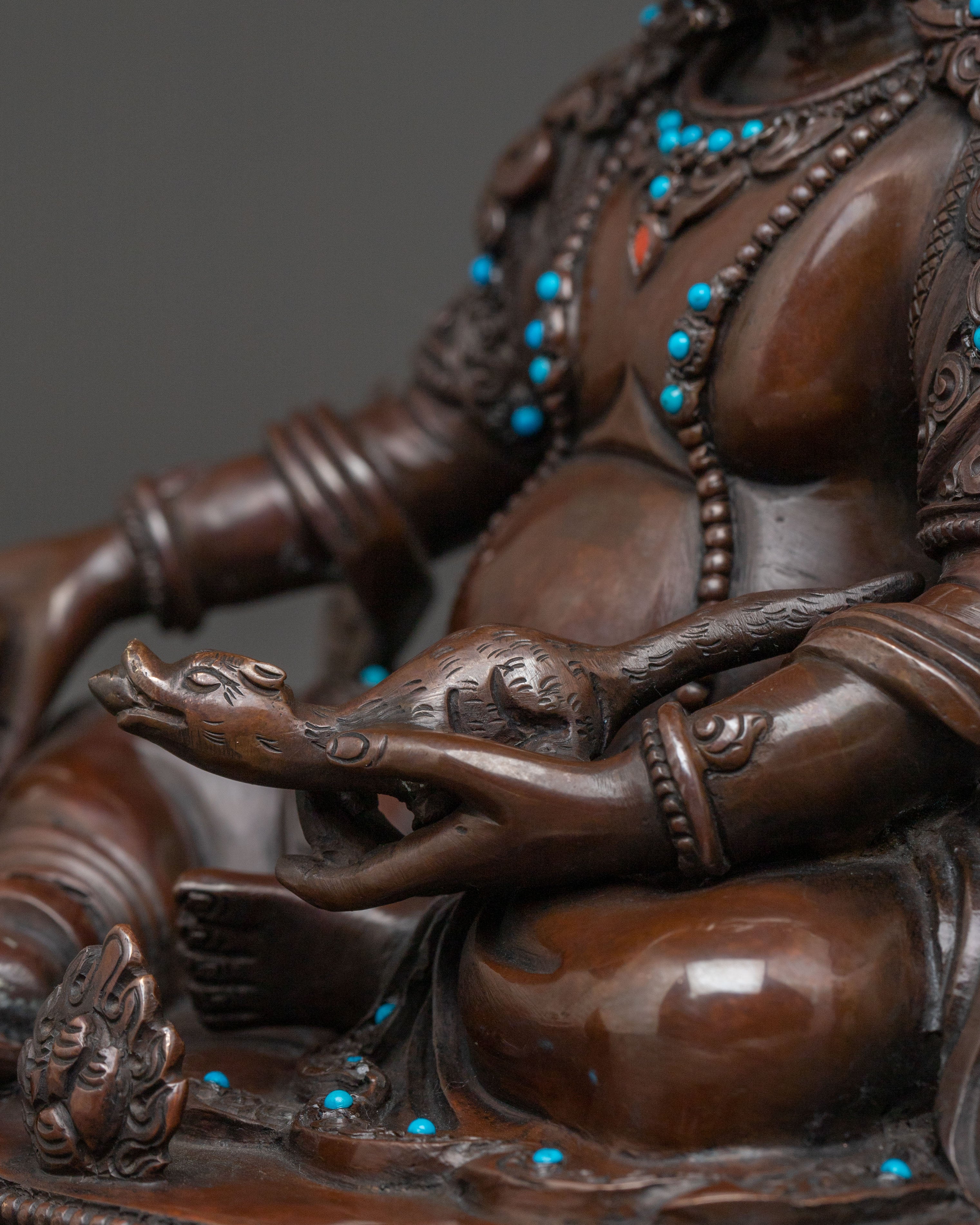 Protector Dzambhala Spiritual Statue for Prosperity