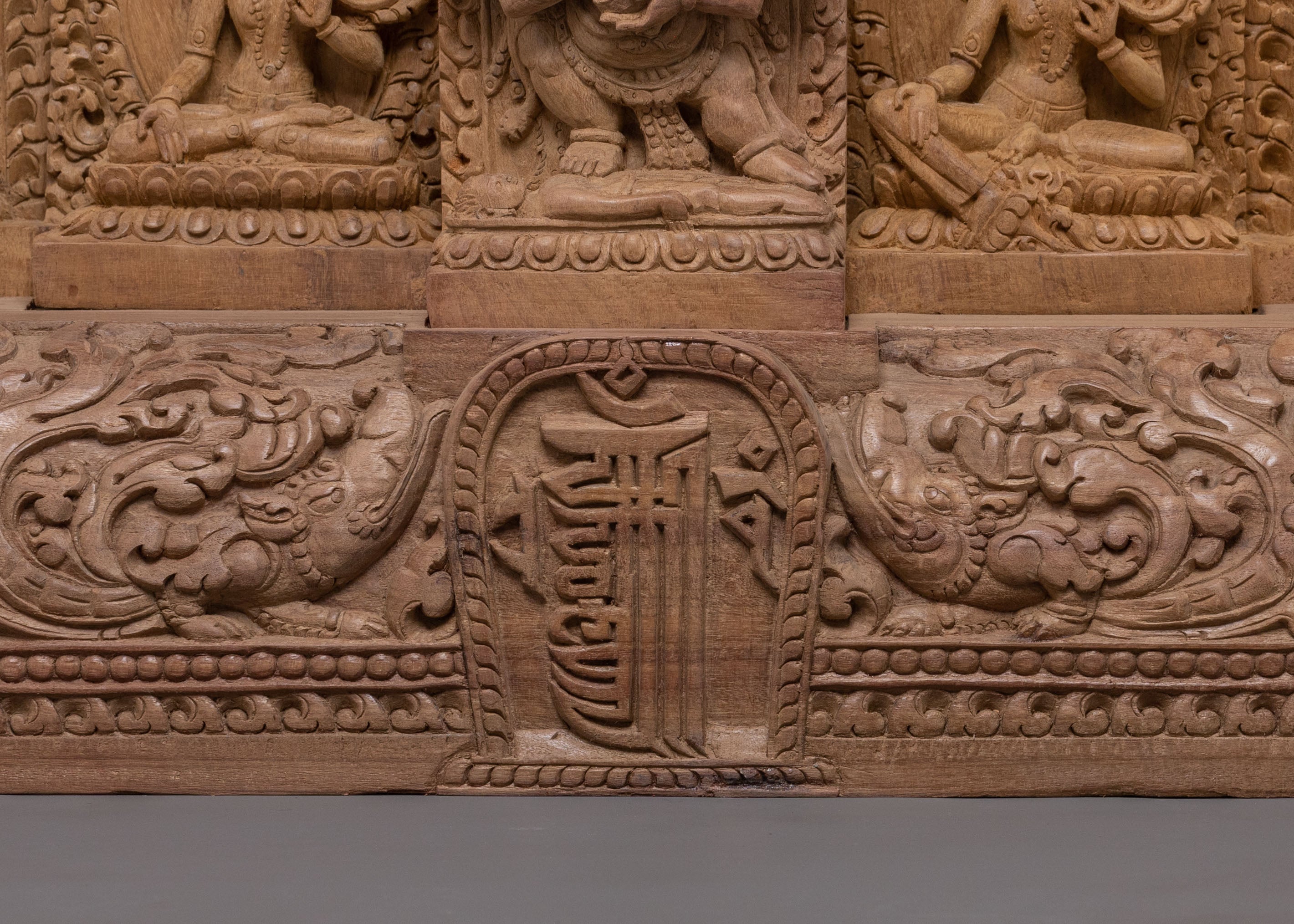 Vajrasattva Purification Wooden Sculpture | Home Decor