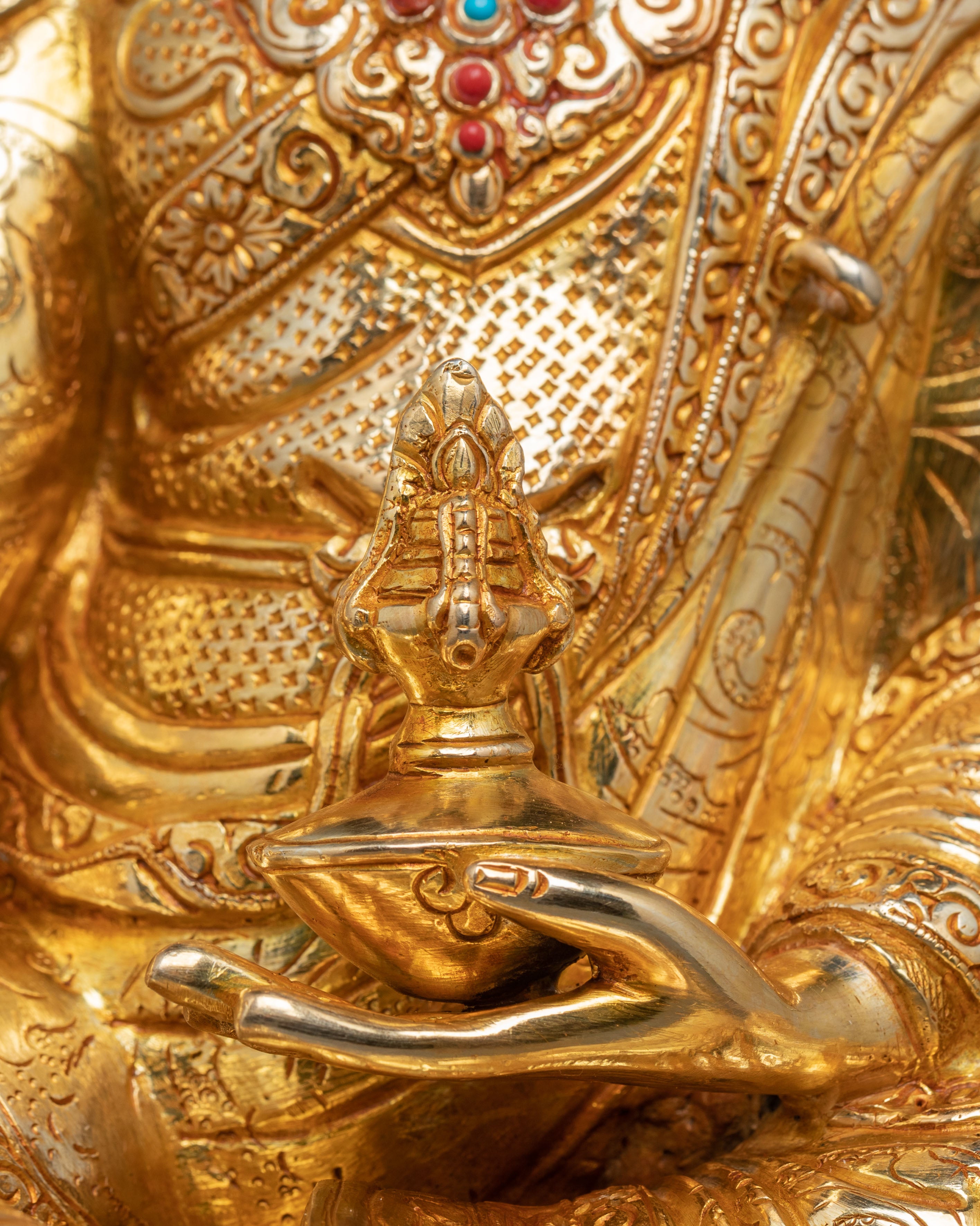 Vajrayana Guru Rinpoche Statue | Sacred Decor