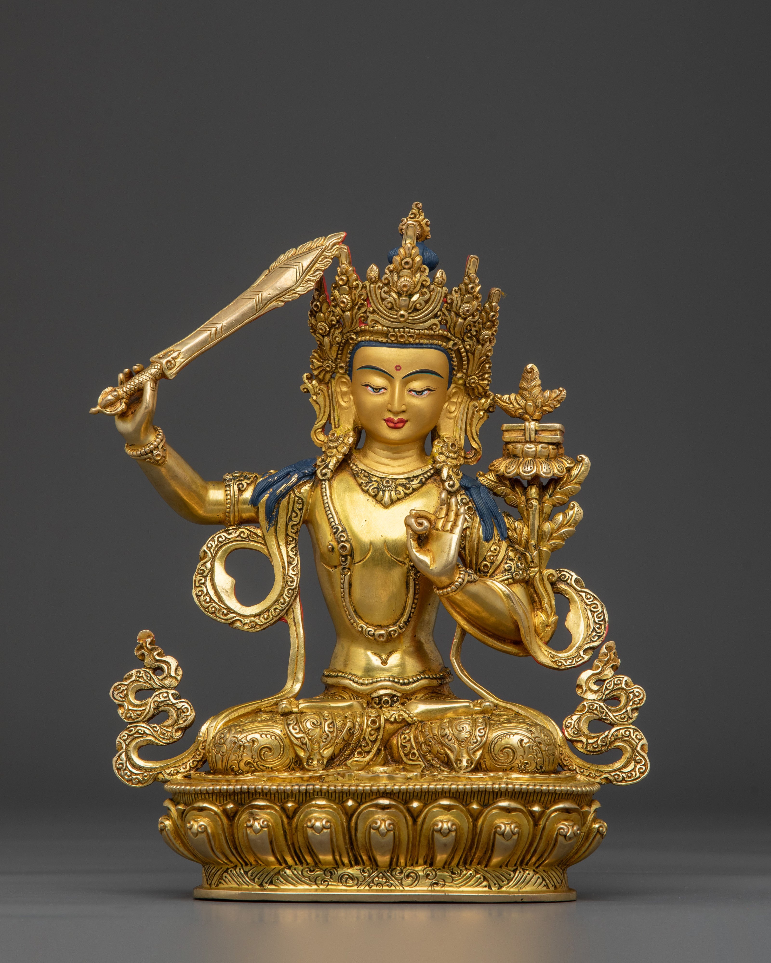 Tibetan Manjushri Wisdom Statue