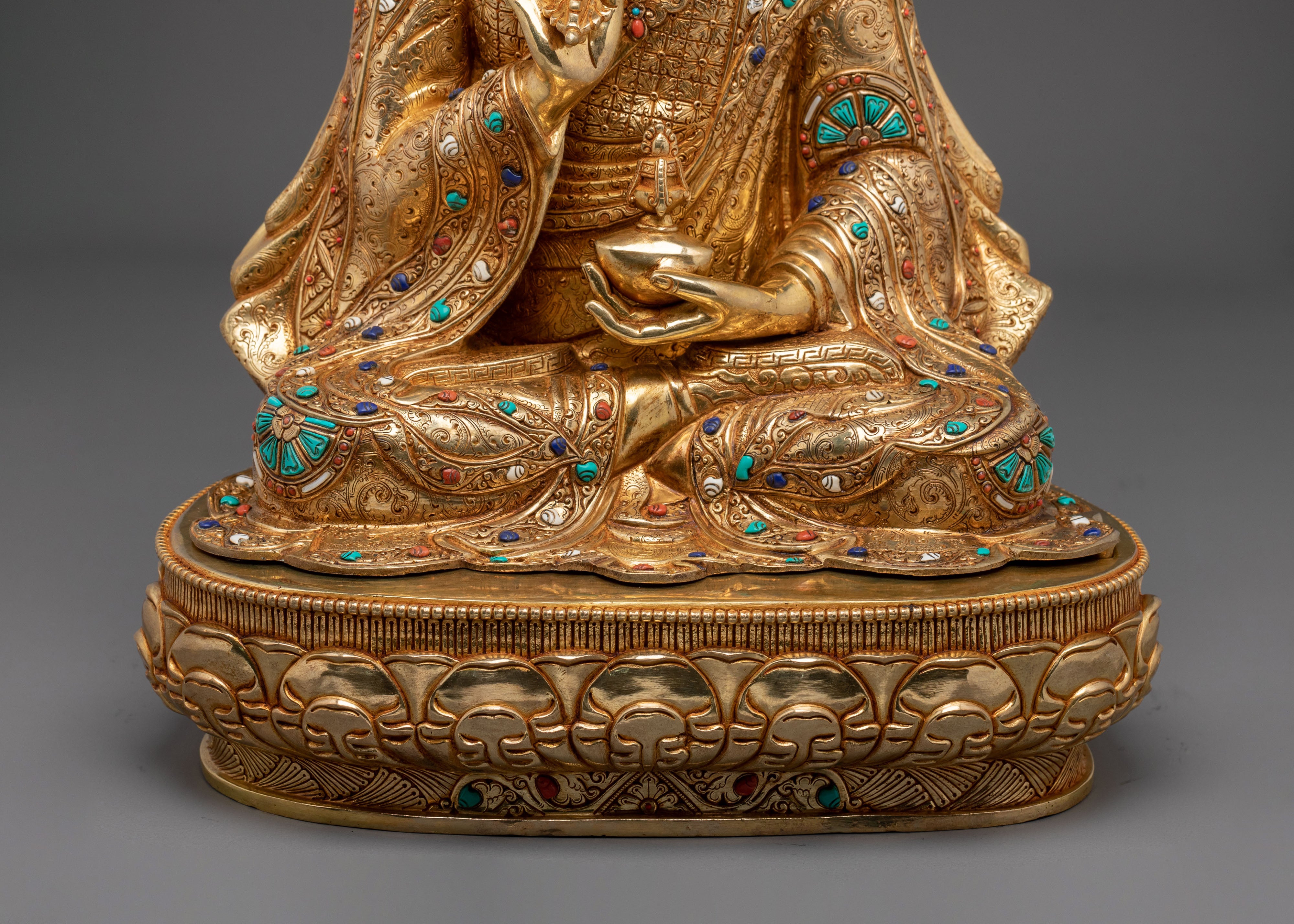 Guru Tsoyke Dorje Copper Figurine | Symbol of Wisdom