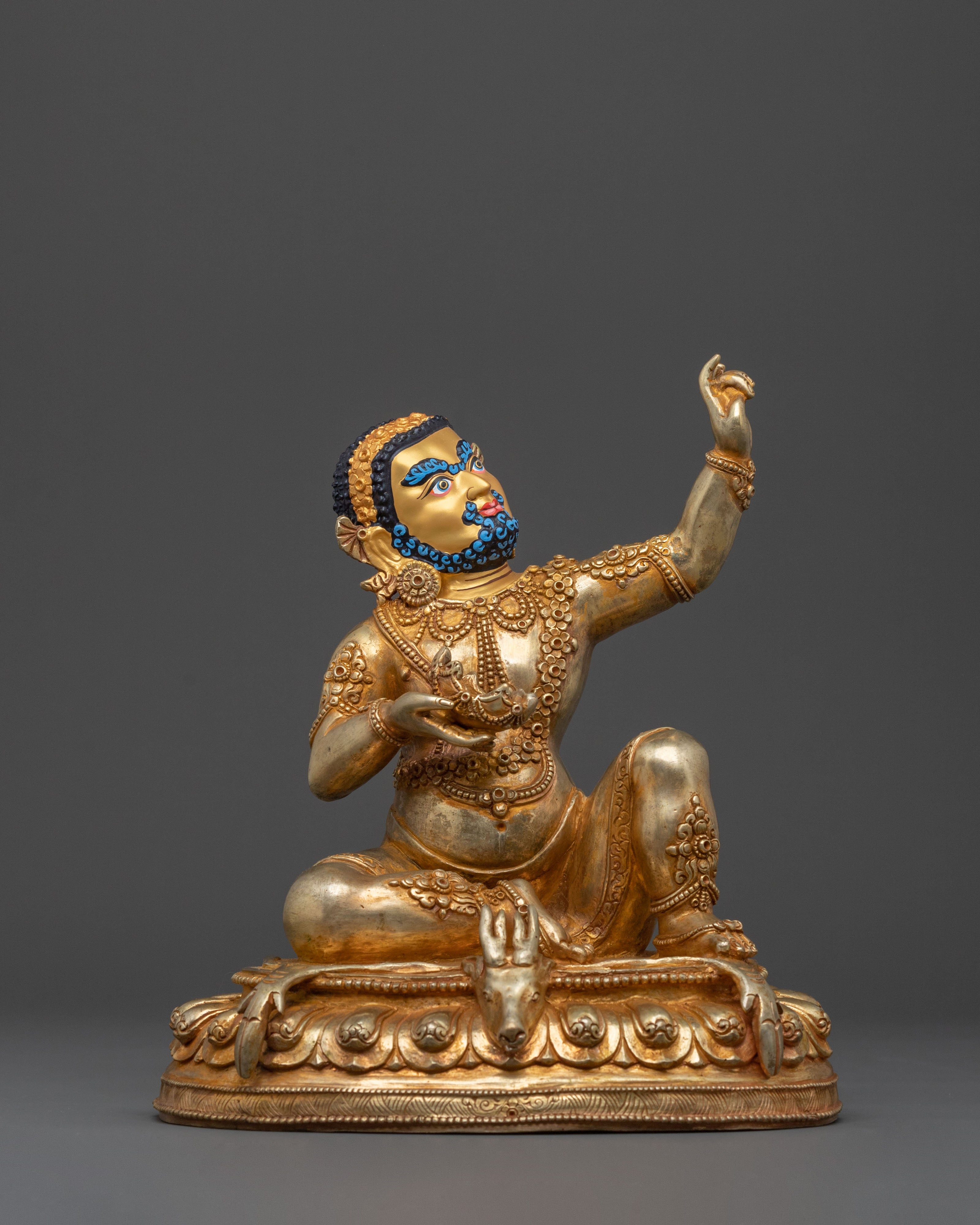 Virupa Lineage Master Statue | Buddhist Altar Sculpture
