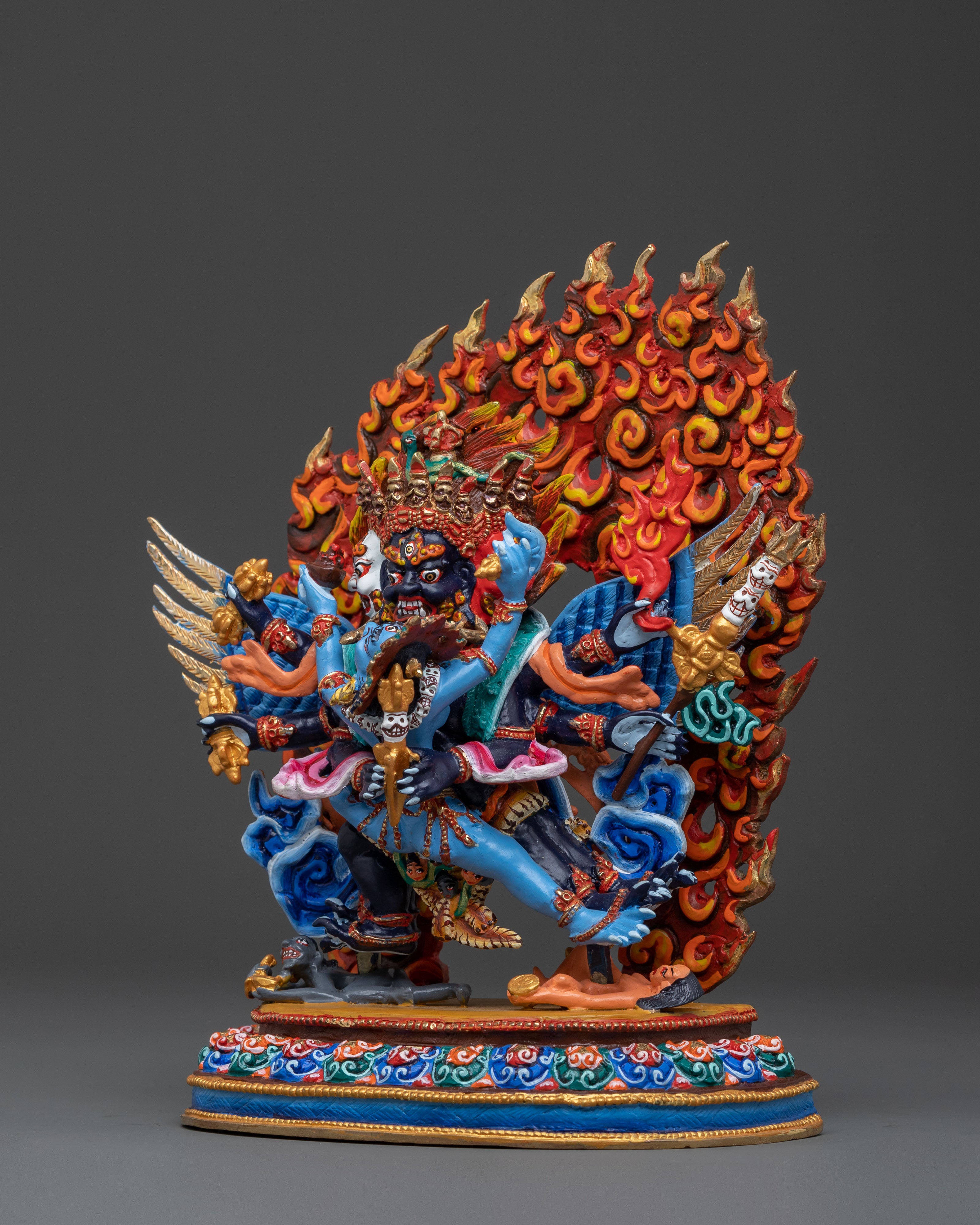 Vajrakilaya Sacred Tantric Deity Statue | Fierce Protection