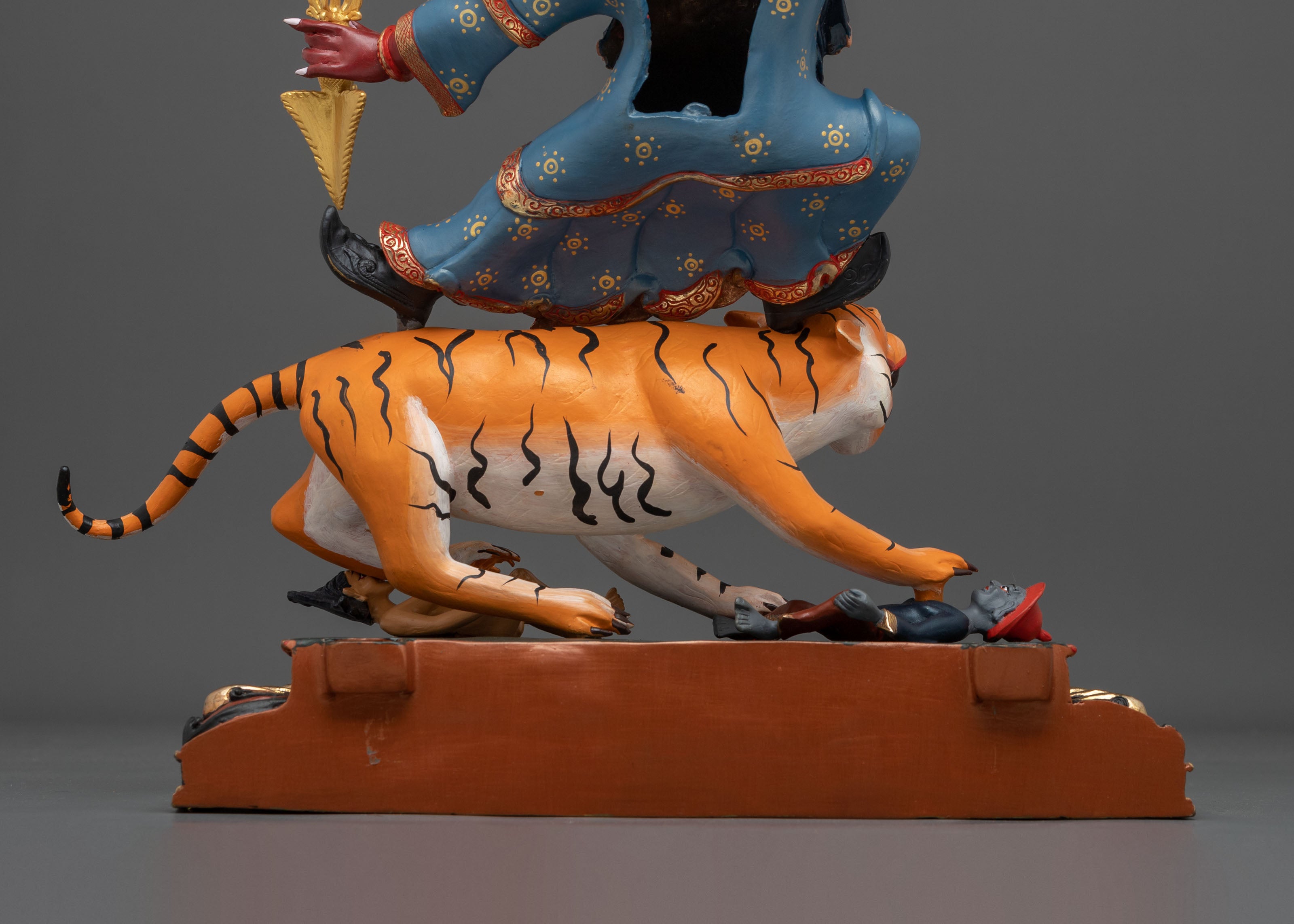 Dorje Drollo Copper Statue | Wrathful Guru Rinpoche Form