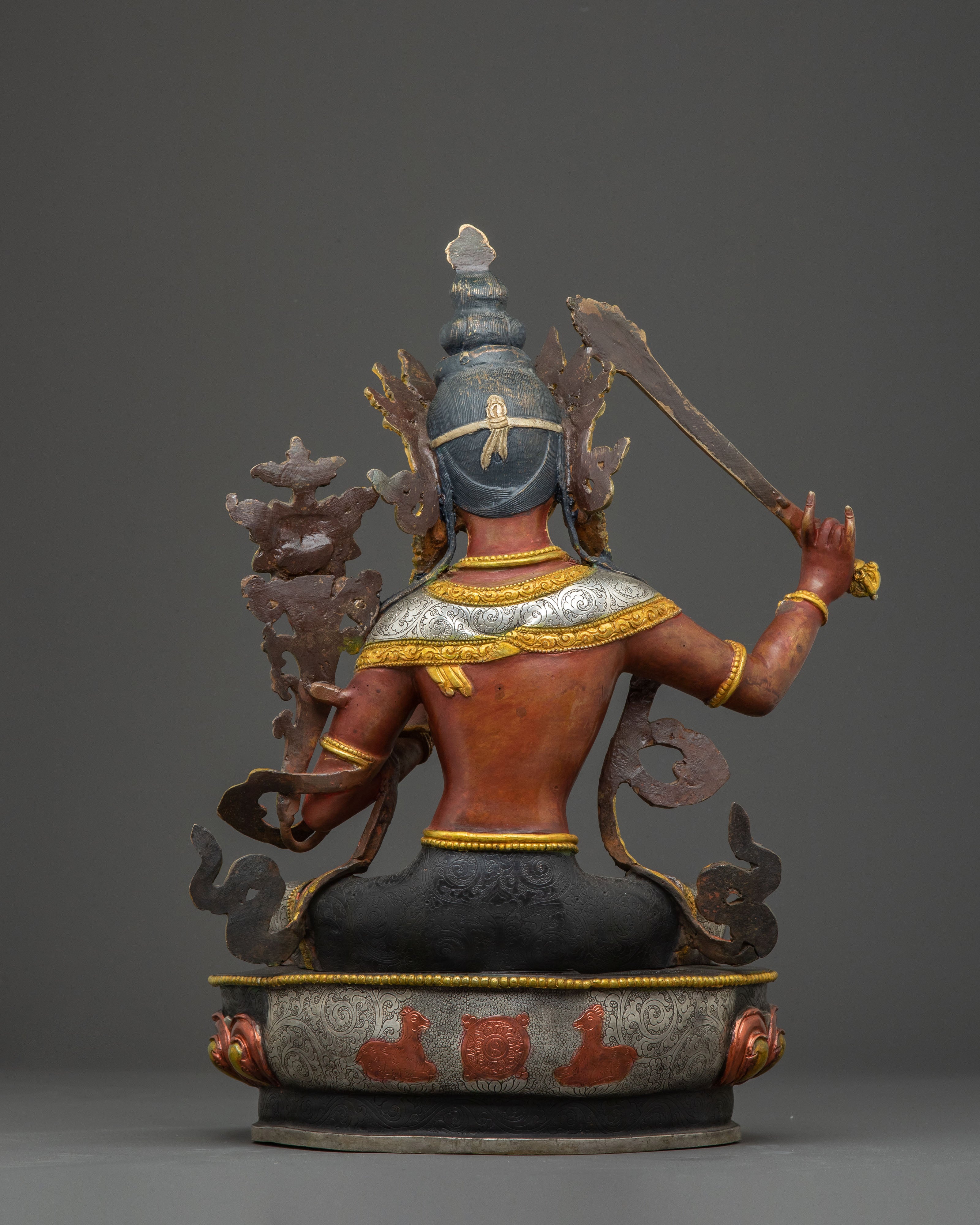 Manjushri Traditional Statue | Meditation Decor