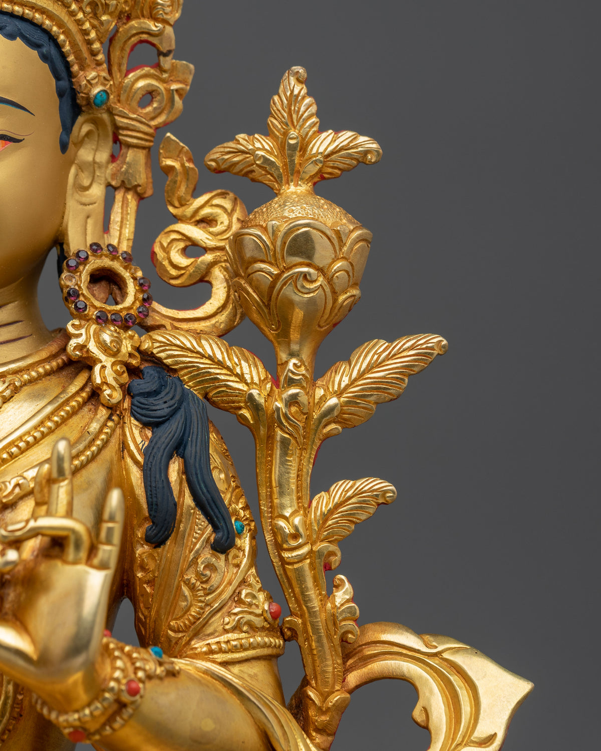 Green Tara Sculpture | Swift Guardian of the Buddhist Path
