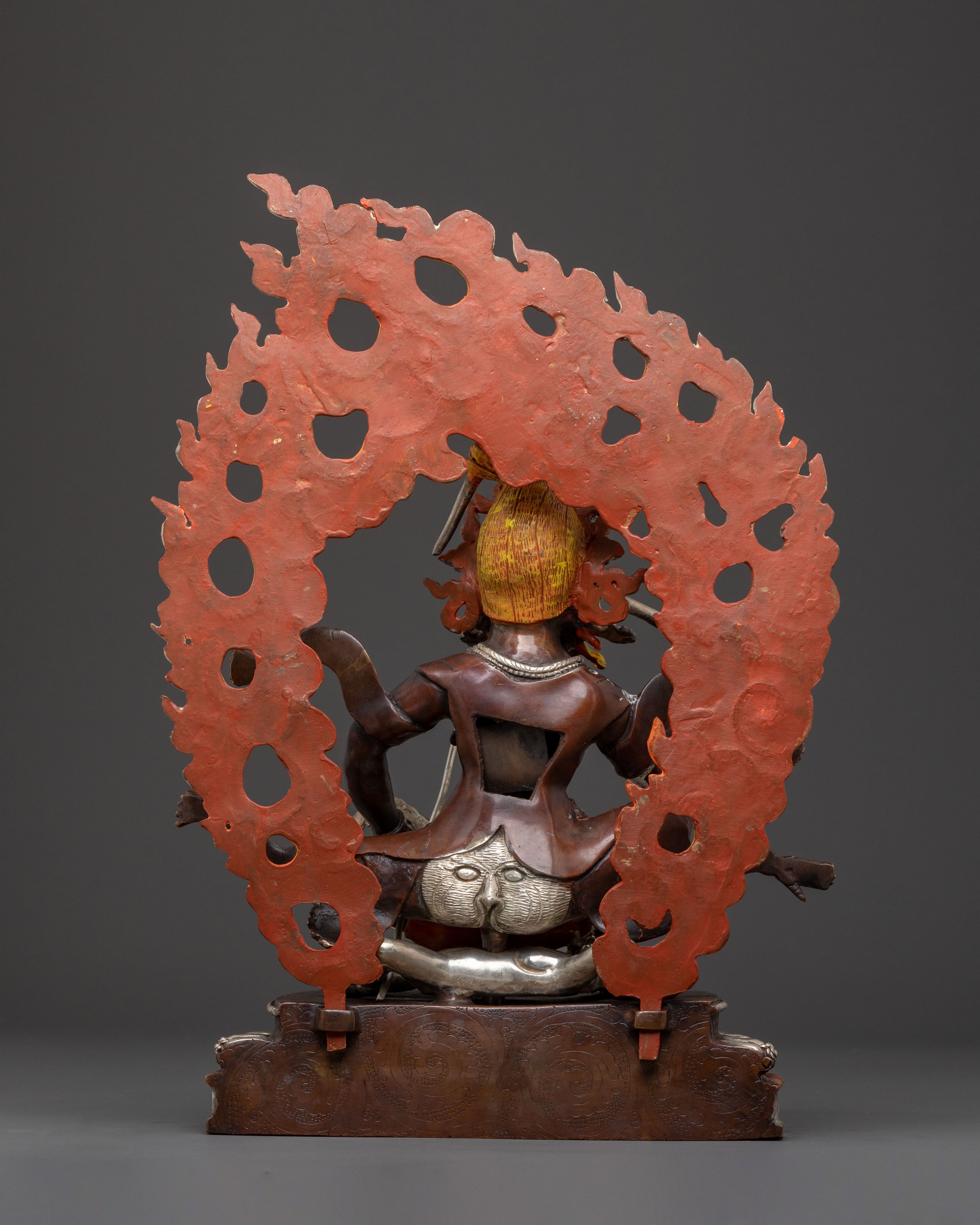 Divine Brahmanrupa Statue | Oxidized Copper Elegance