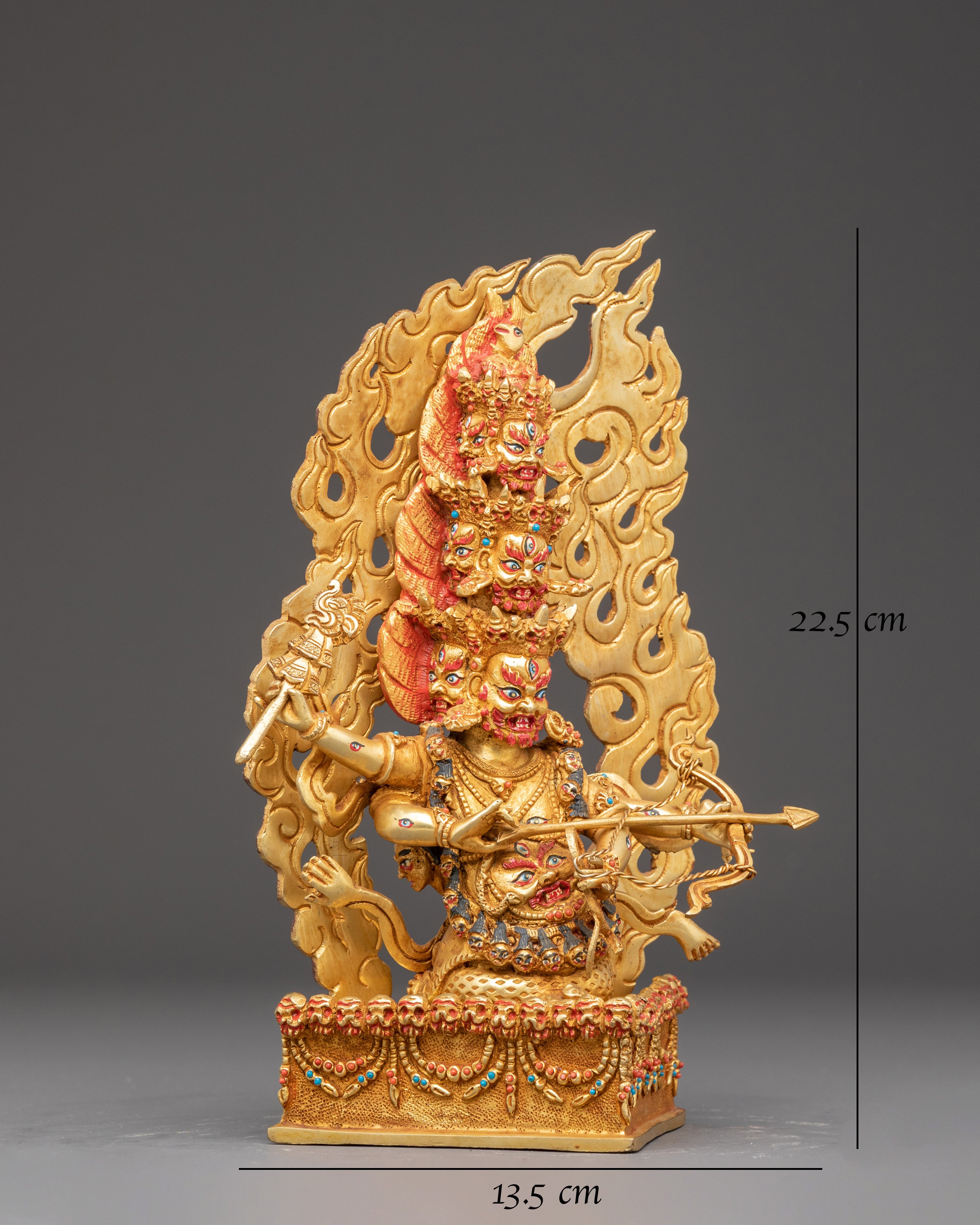 Golden Statue of Protector Rahula