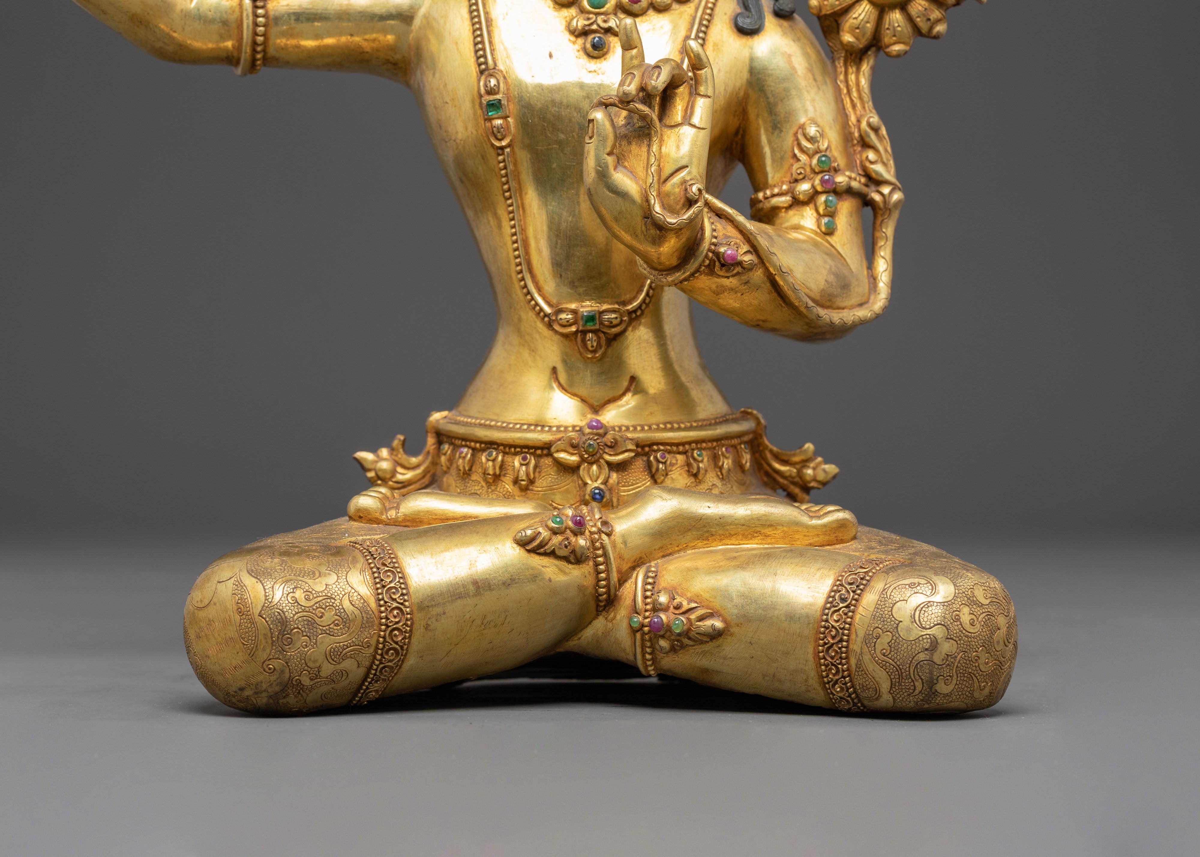 Manjushri Bodhisattva Radiant Statue | Spiritual Decor Icon