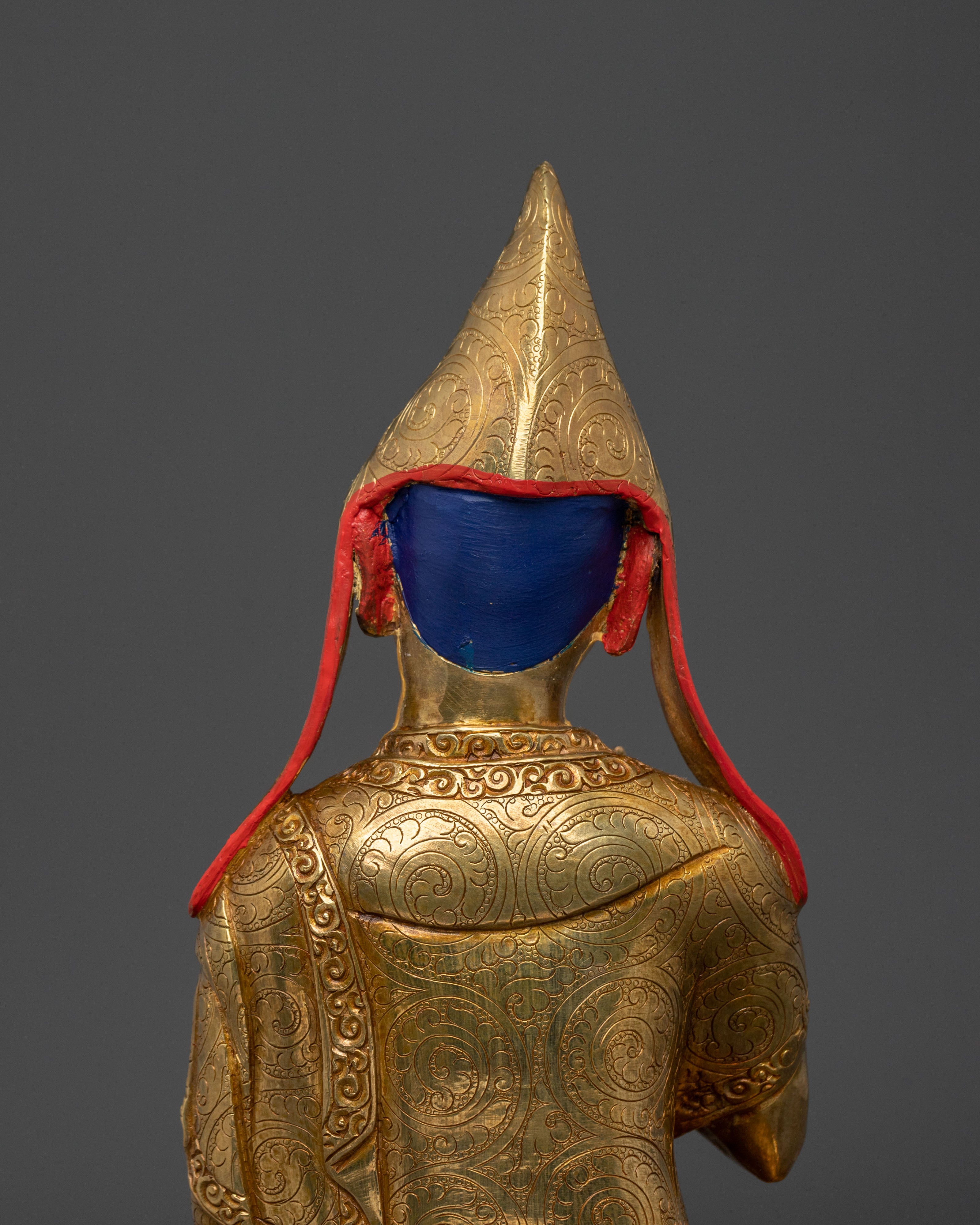 Tsongkhapa with Disciples Buddhist Statue | Founder of Gelug Tradition