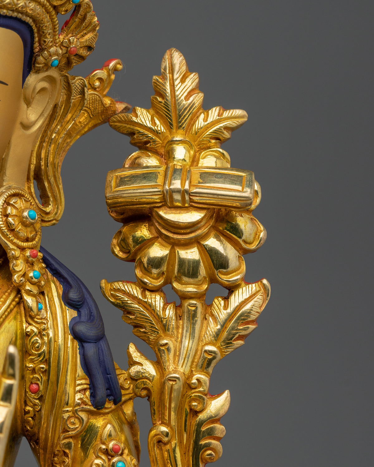 Manjushri Sacred Copper Sculpture | Bodhisattva of Wisdom