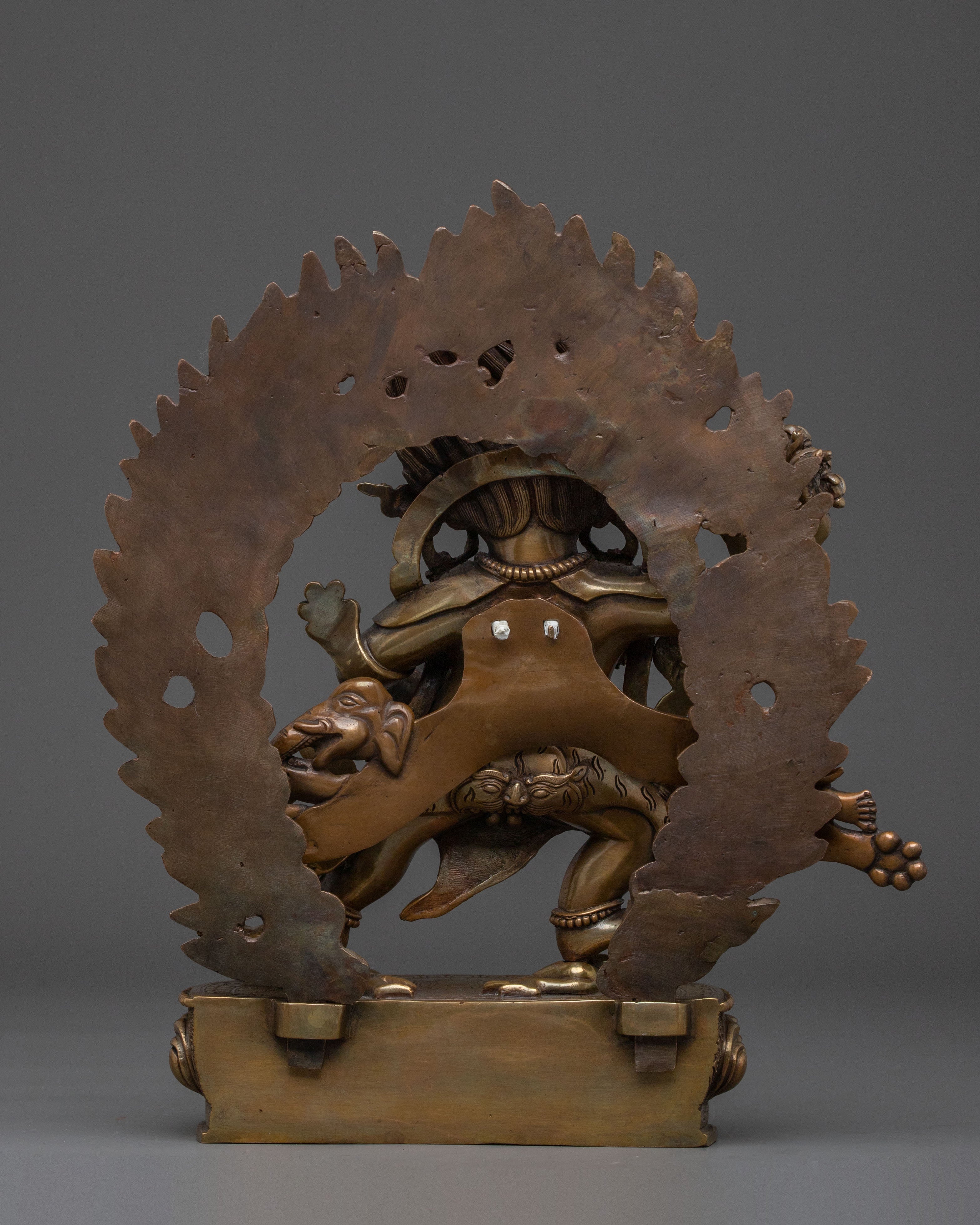 Vajrapani Antique Bronze Statue | Buddhist Protector Sculpture