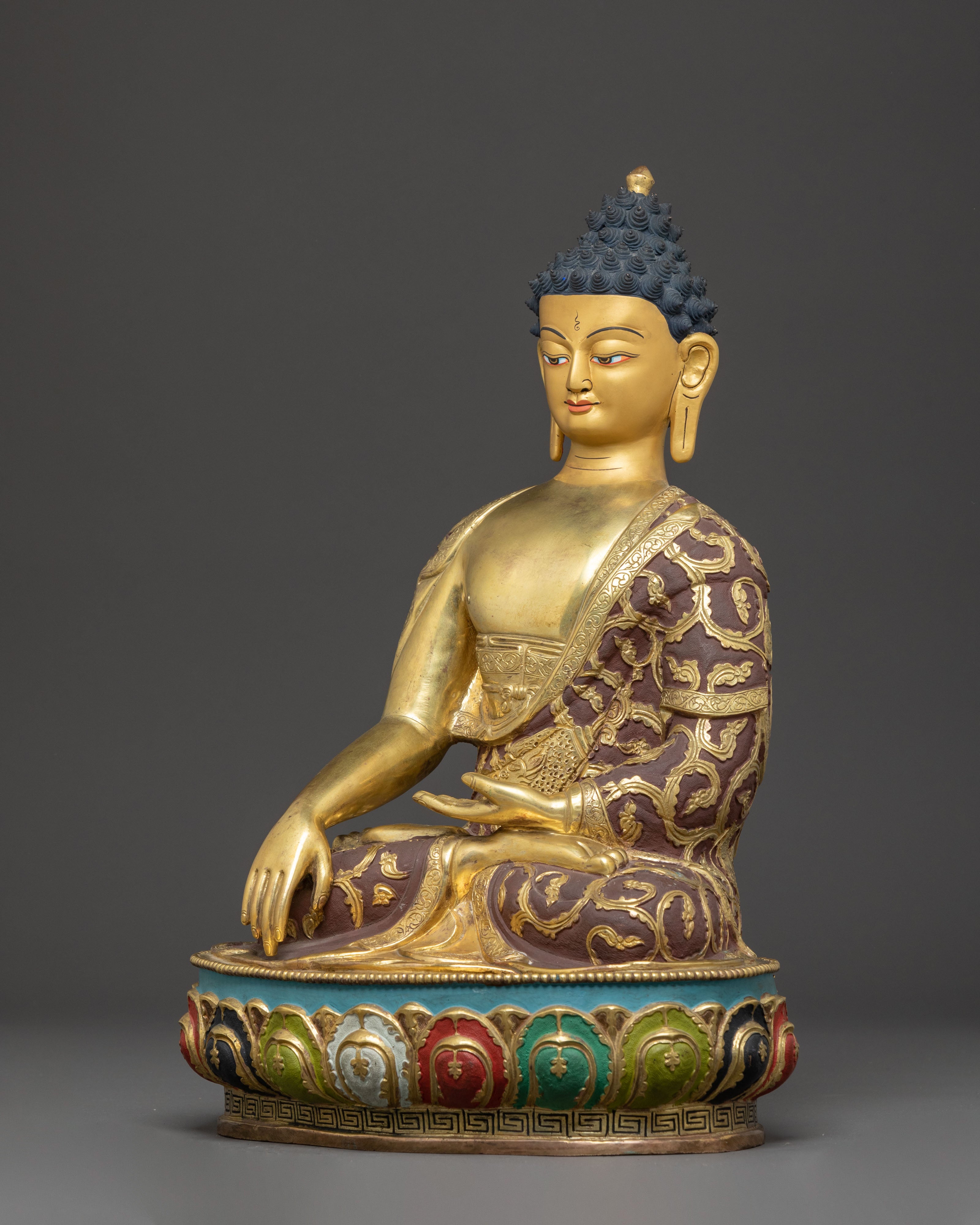 Handmade Buddhist Statue of Gautama Buddha | Shakyamuni Buddha Sculpture
