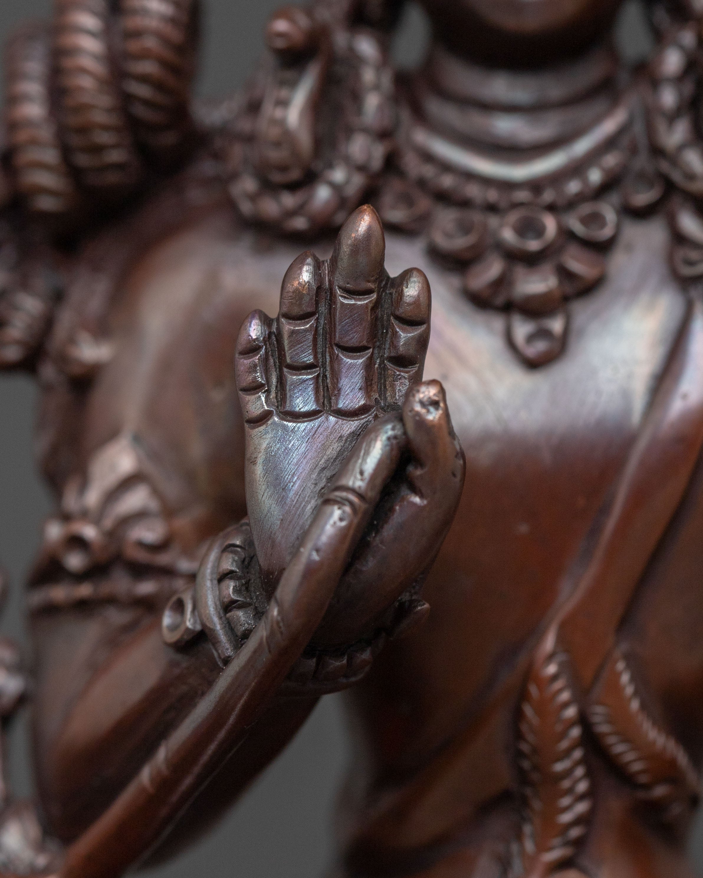Simhanada Avalokiteshvara Statue | Altar Home Decor