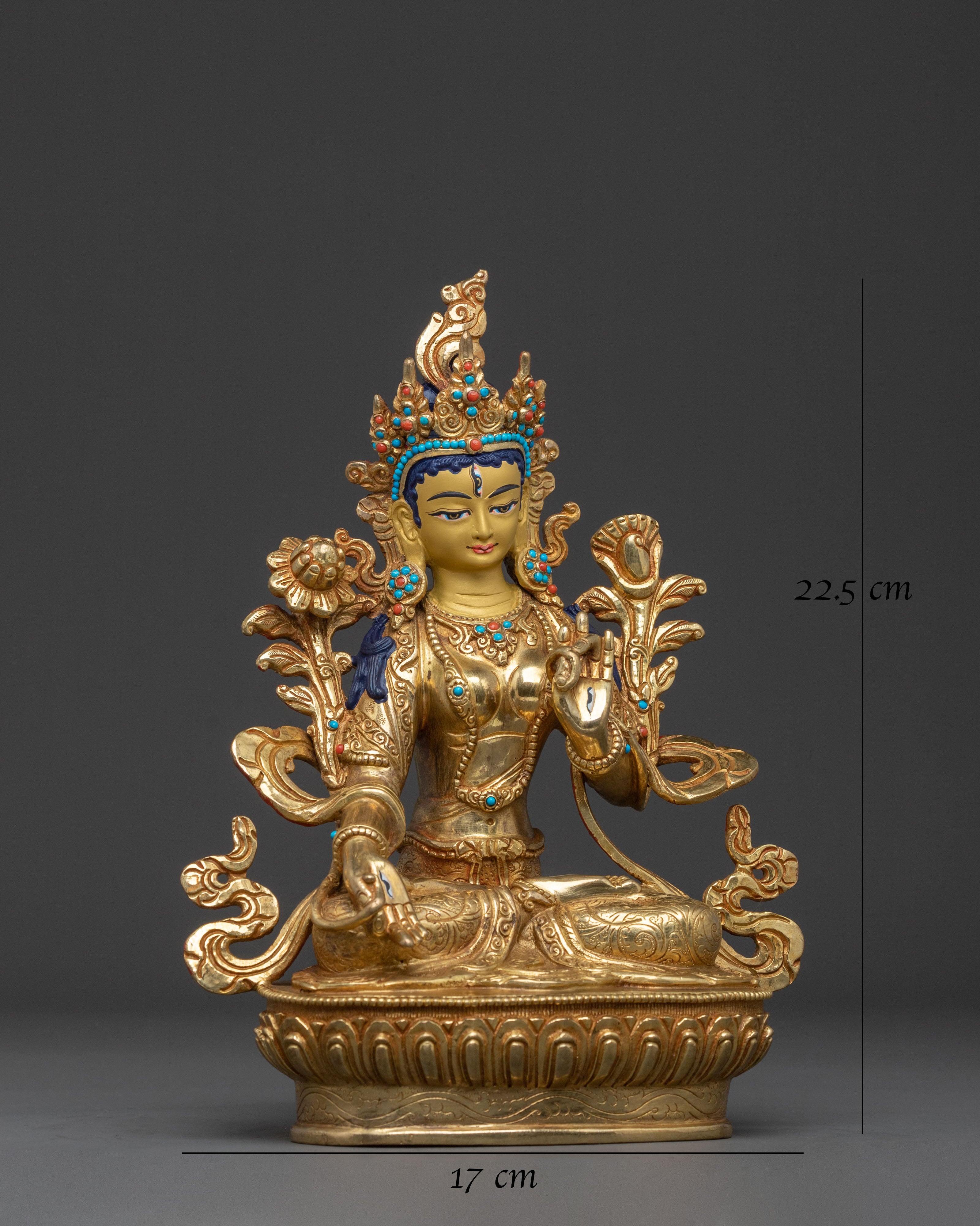 White Tara Blessing Statue | Longevity Figurine