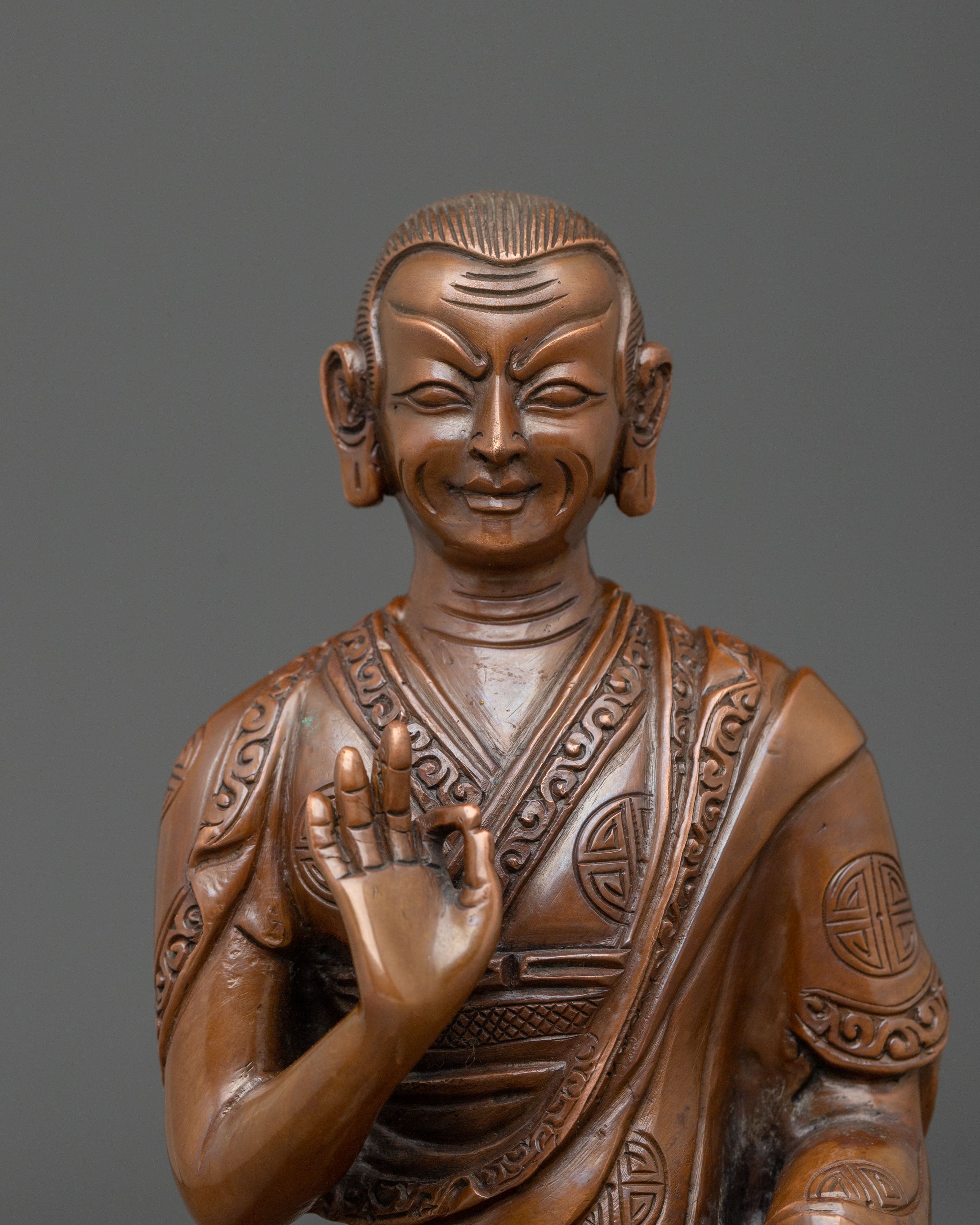 Tsongkhapa Sacred Statue Collection with Disciples