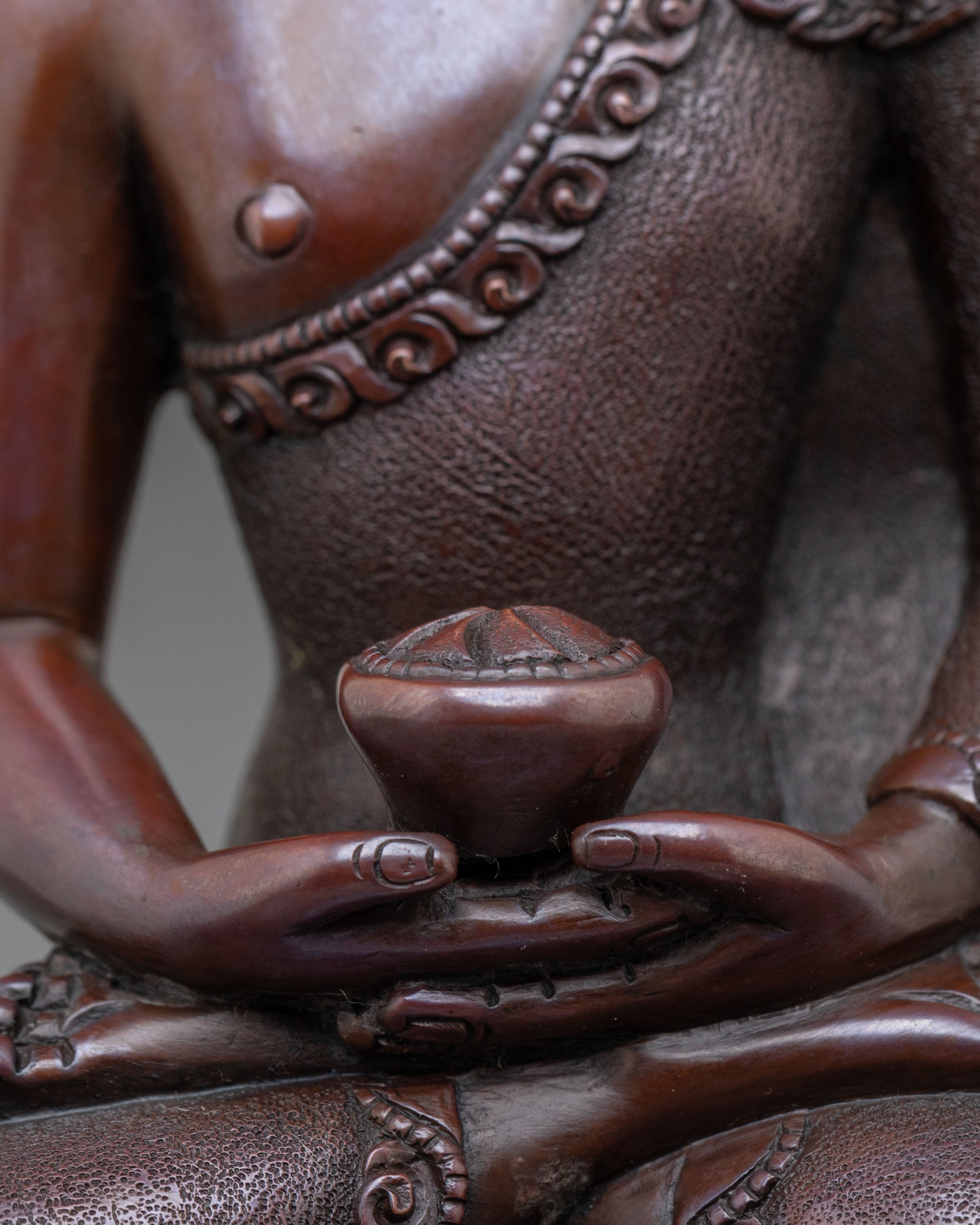 Amitabha Buddha Sculpture | Oxidized Serenity