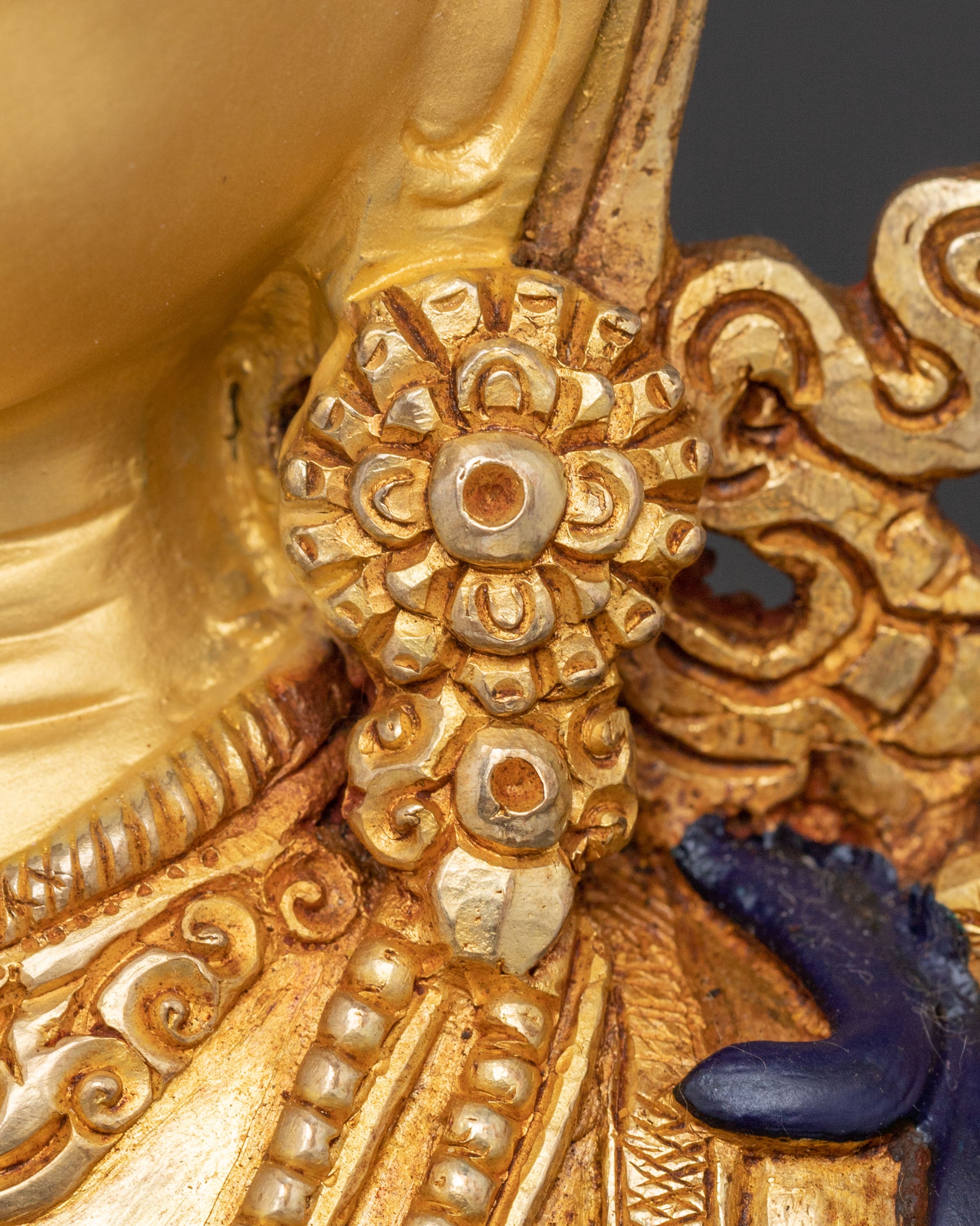Golden Statue of Manjushri | Wisdom Bodhisattva