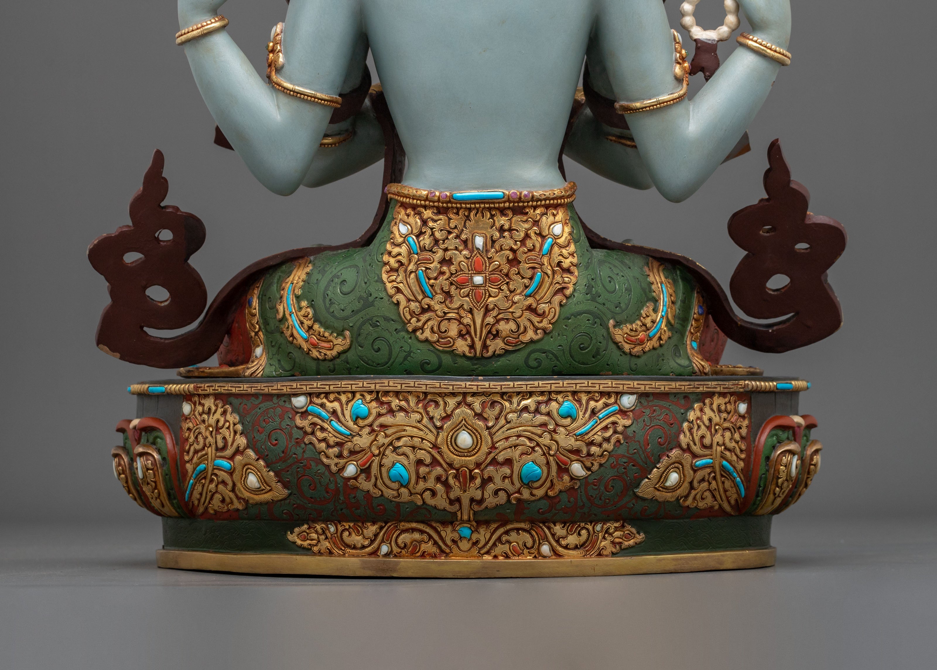 Tibetan Deity Four-Armed Chenrezig Statue | Home Decor