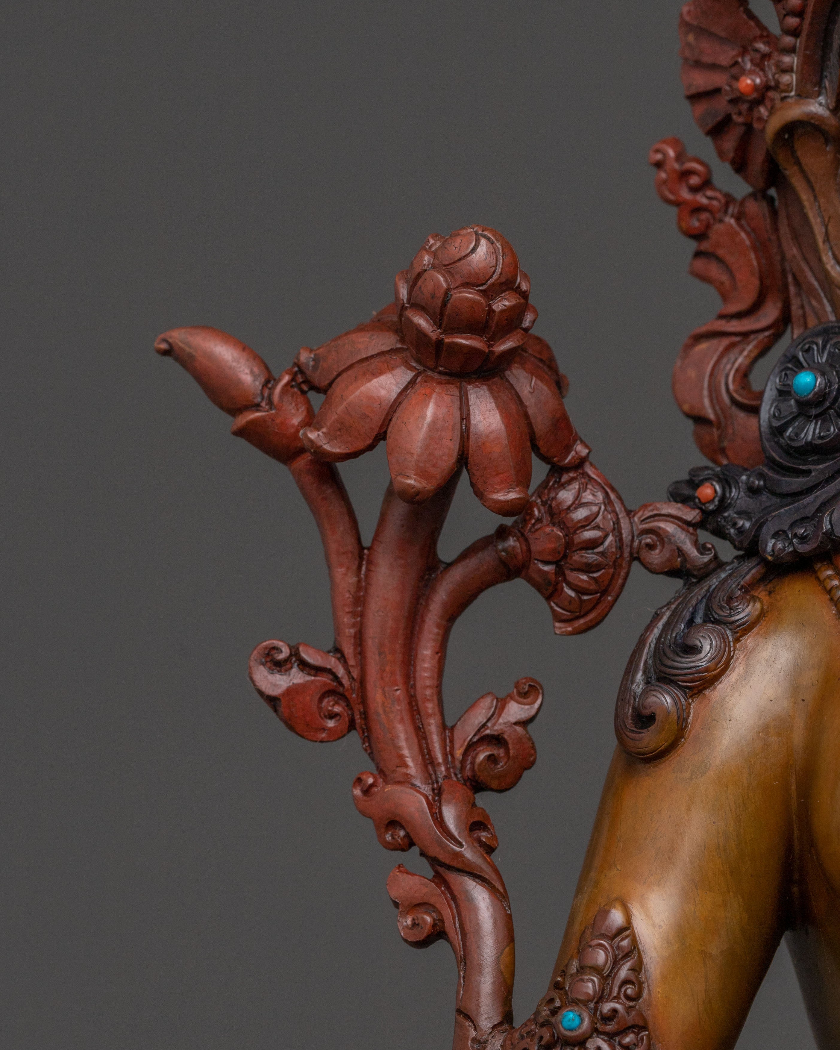 Green Tara Spiritual Figurine | Tibetan Buddhist Deity