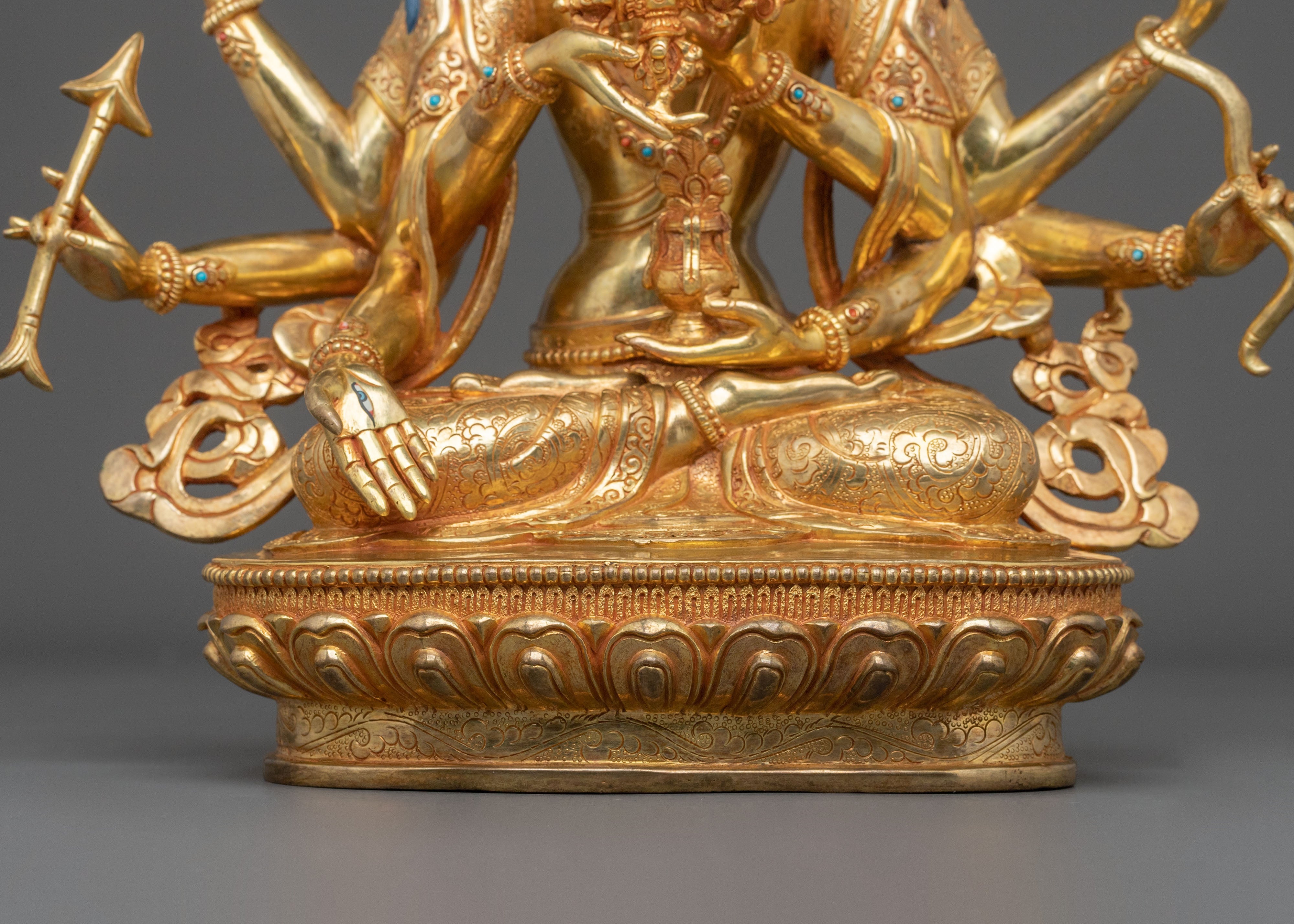 Tibetan Goddess Namgyalma Statue | Longevity Deity