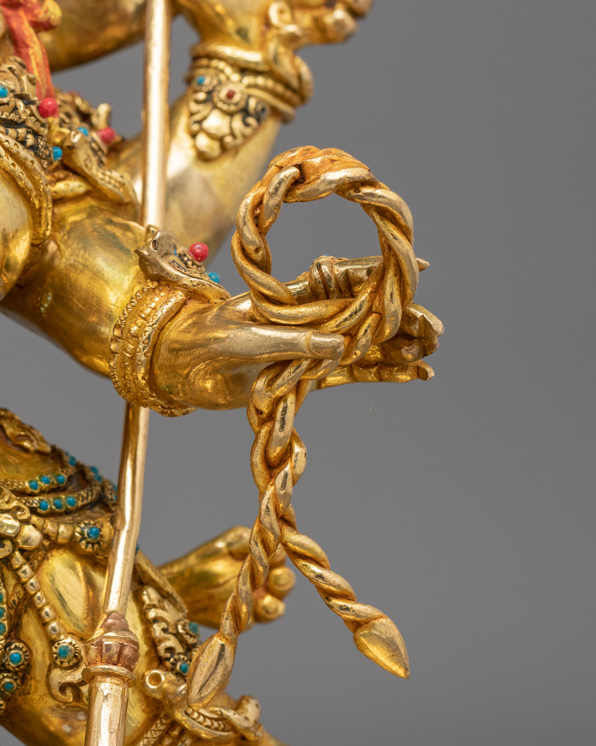 Six Armed Mahakala Copper Figurine | Tibetan Buddhist Protector