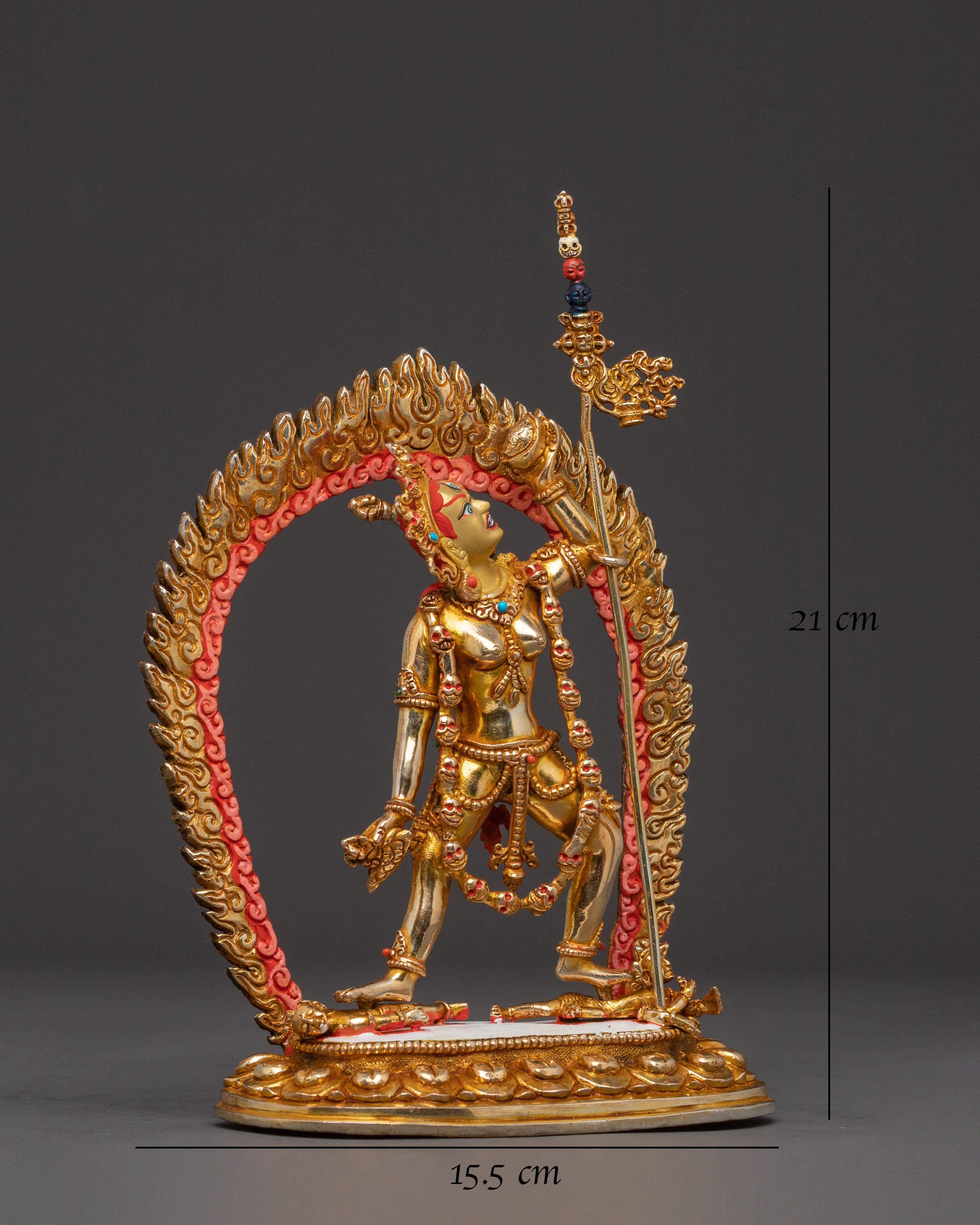 Vajrayogini Tantric Goddess Statue – Hand-Gilded Copper Statue