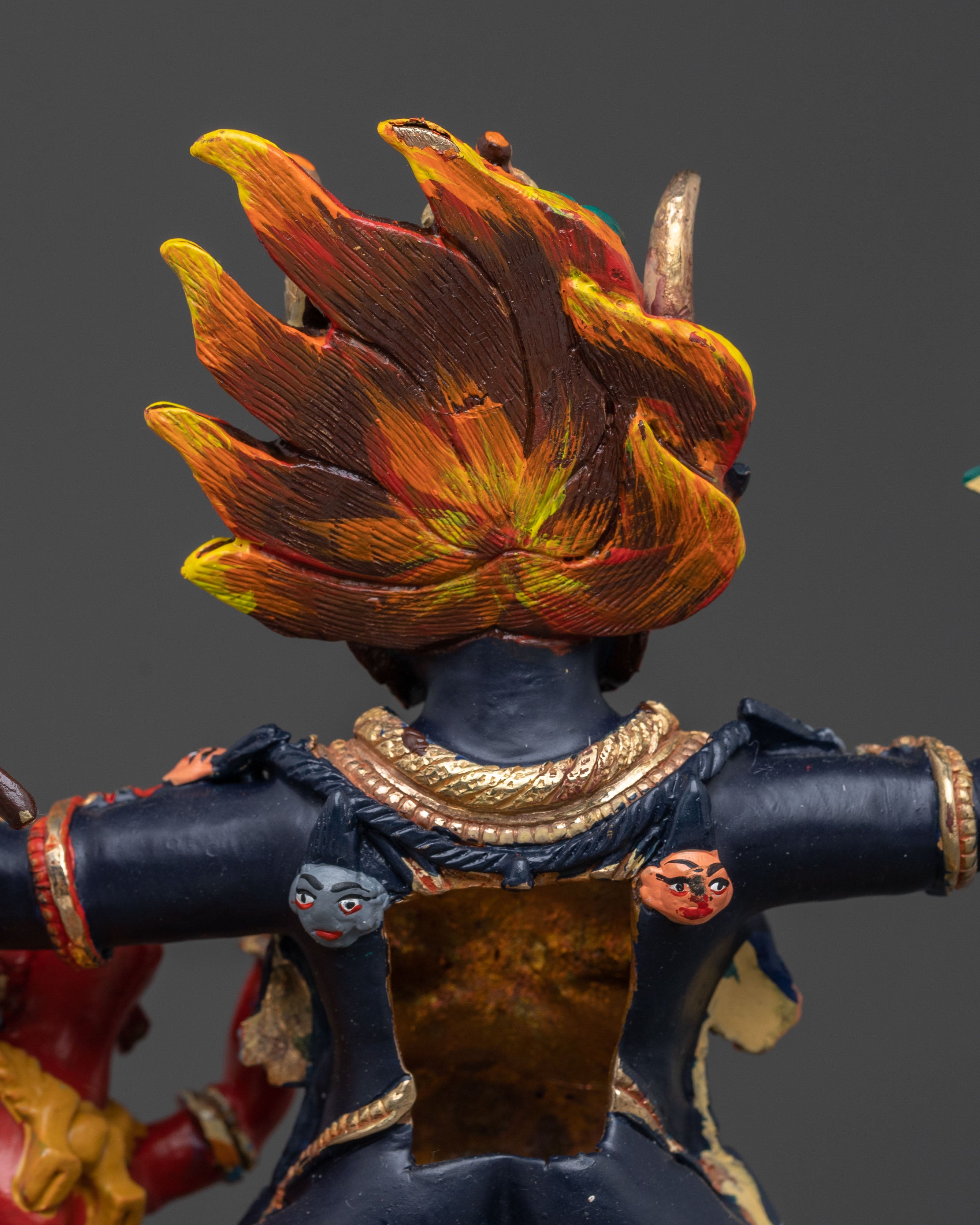 Yama Dharmaraja Wrathful Deity Statue for Altar & Meditation