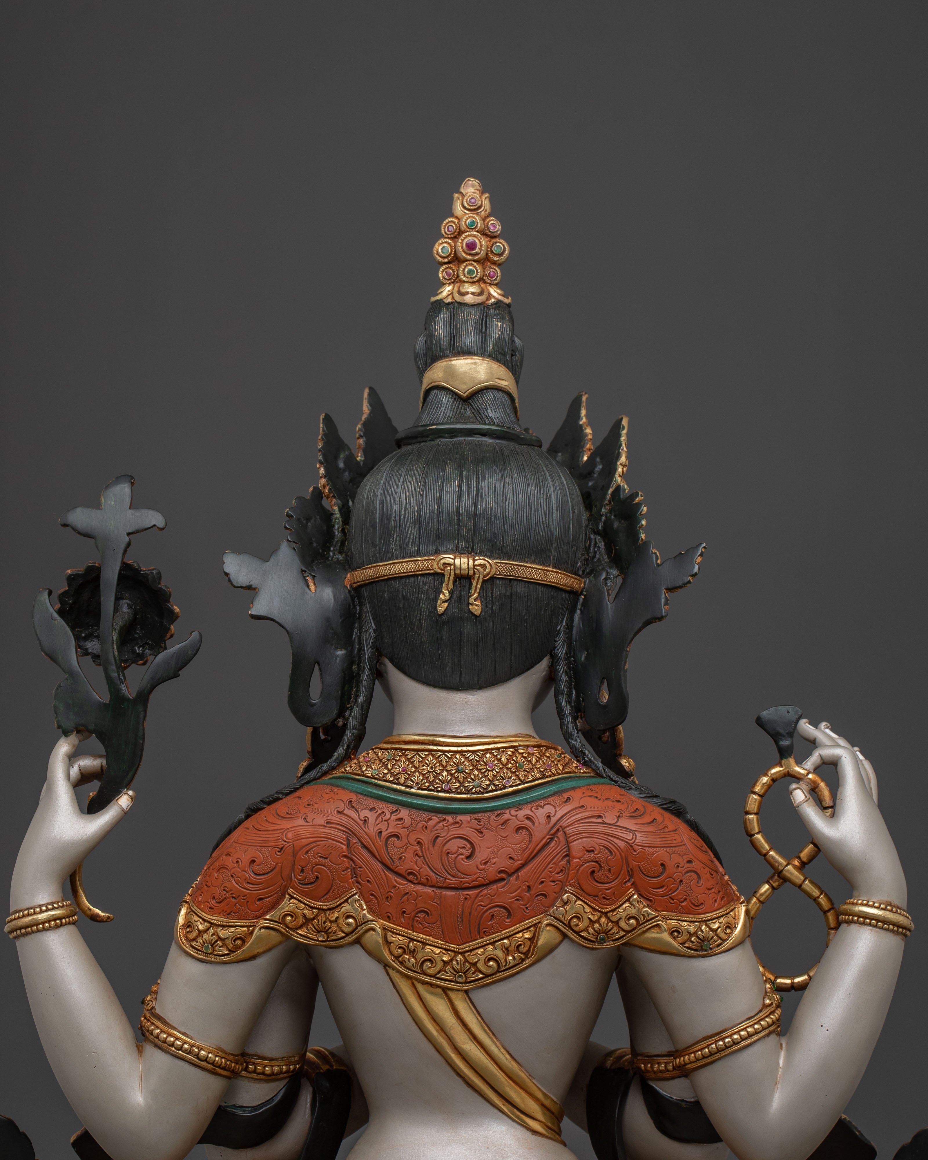 Four-Armed Chenrezig Statue | Nepalese Artistry