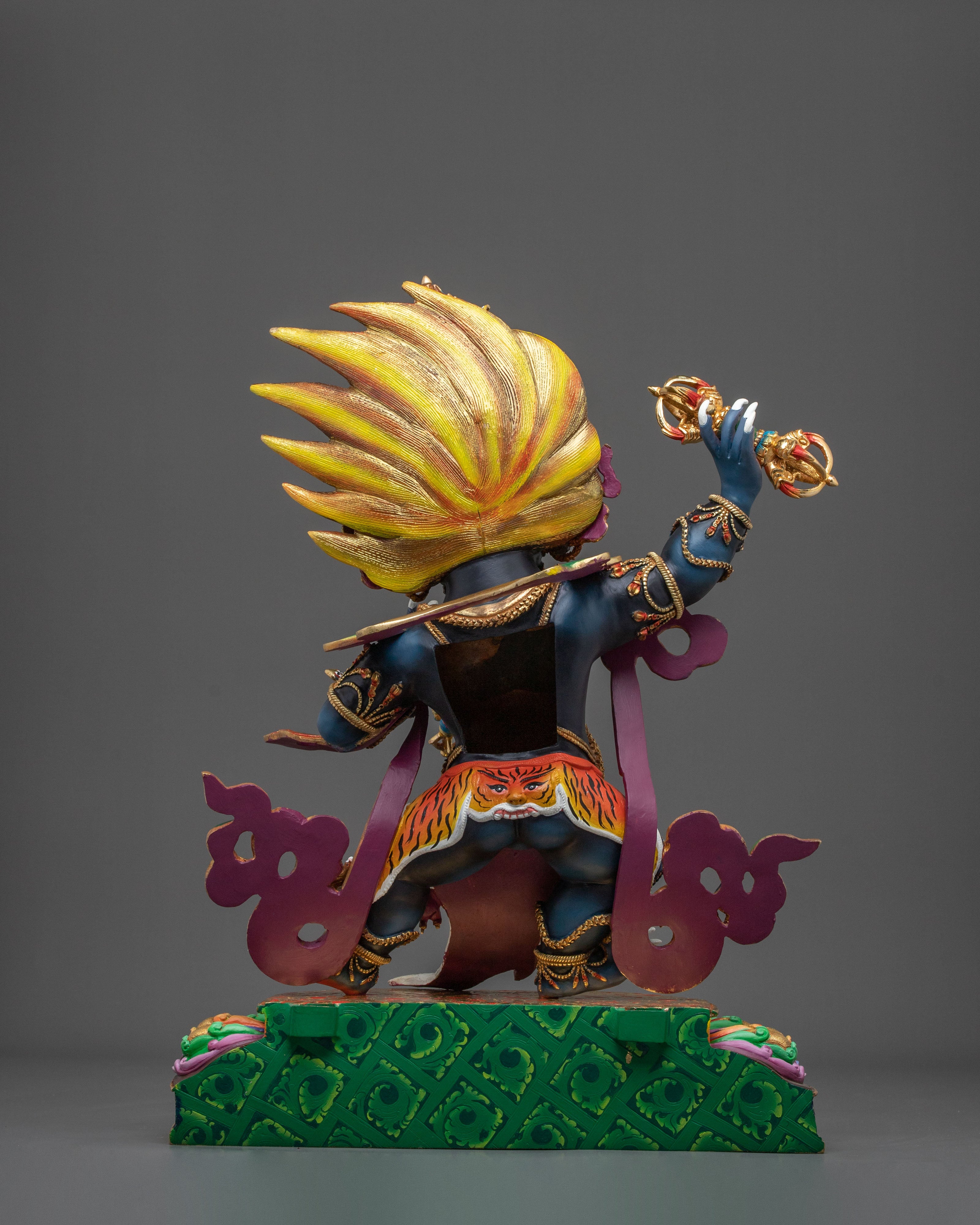 Tibetan Deity Vajrapani Statue | Altar Home Decor