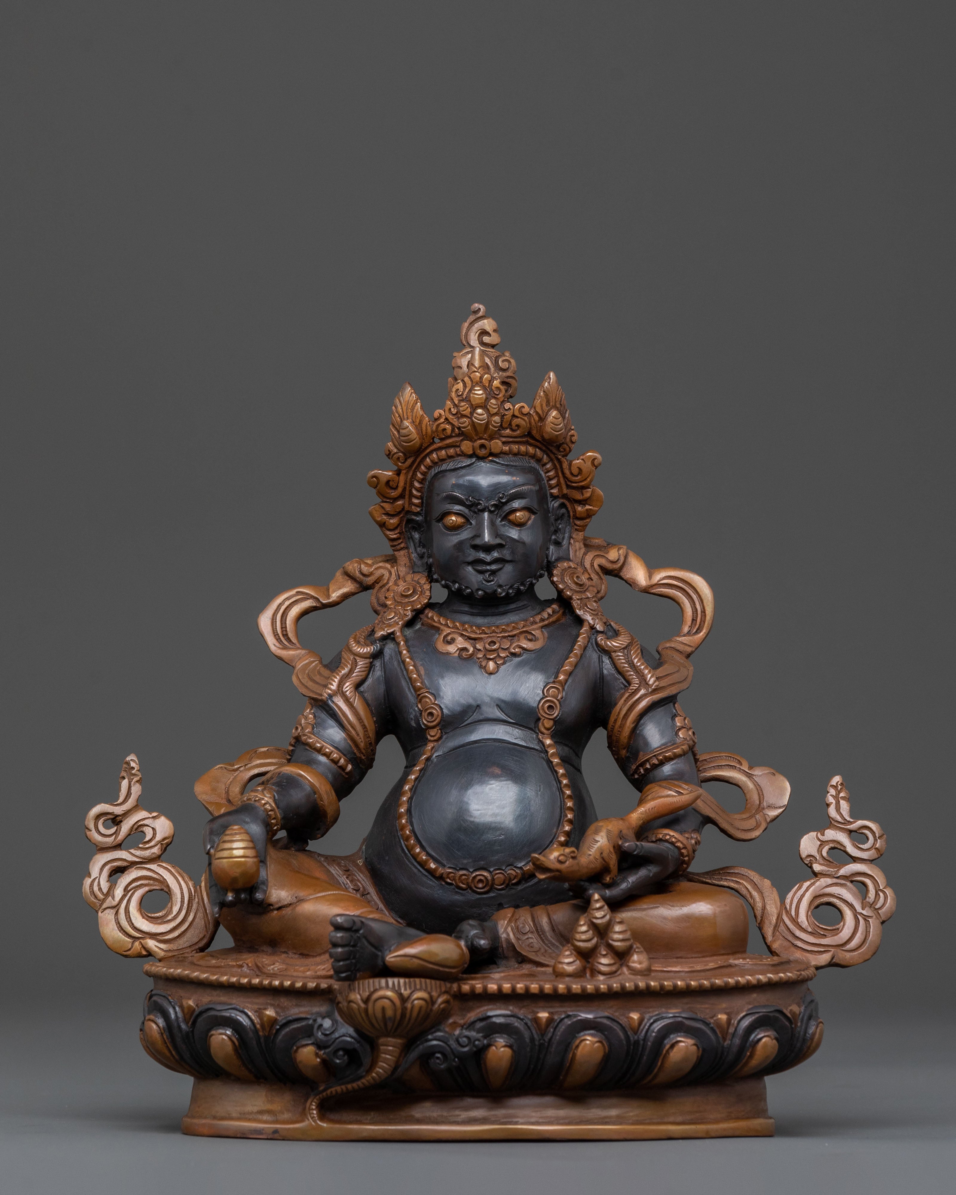 Dzambhala Wealth Deity Statue