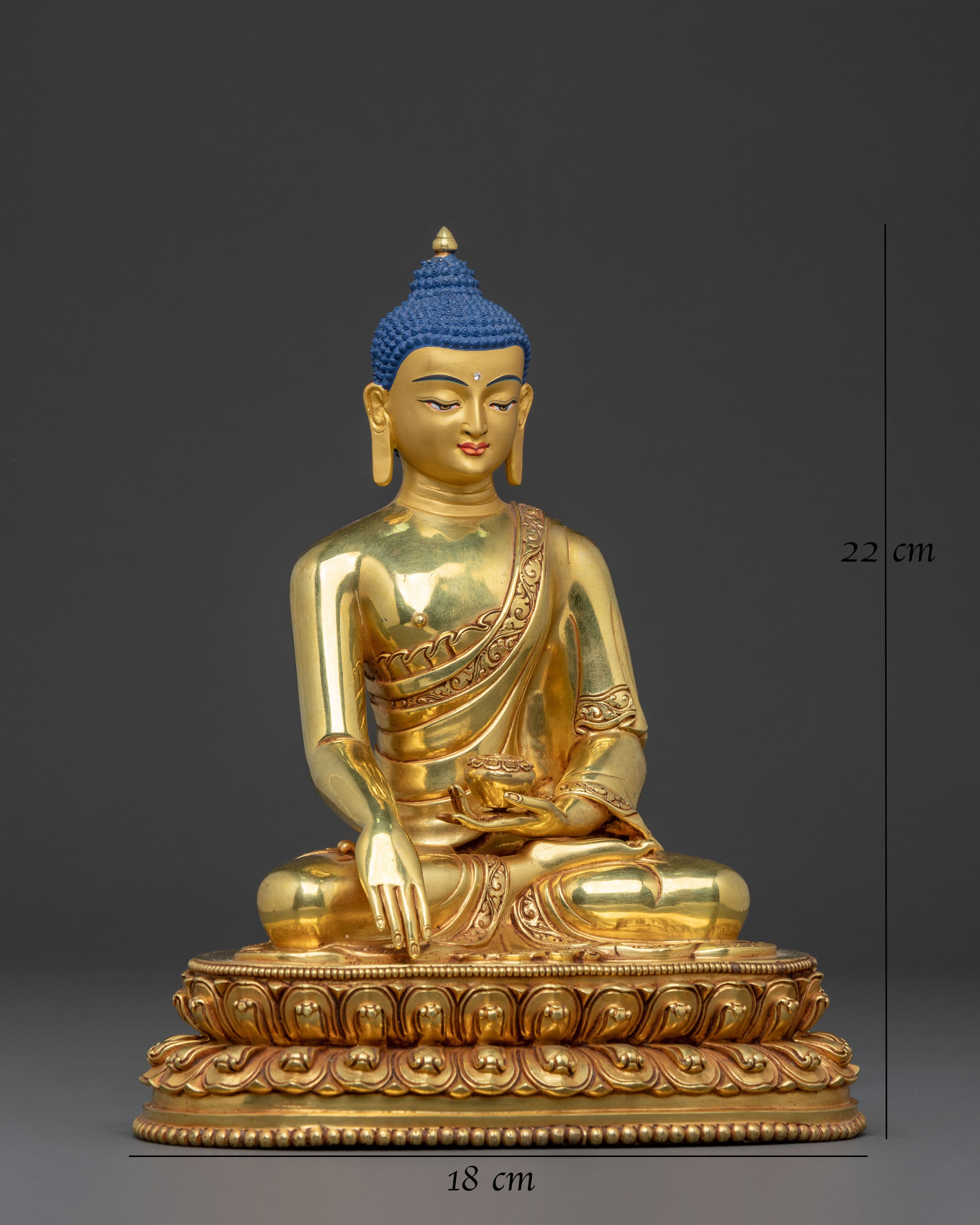 Sacred Shakyamuni Buddha Handcrafted Figurine