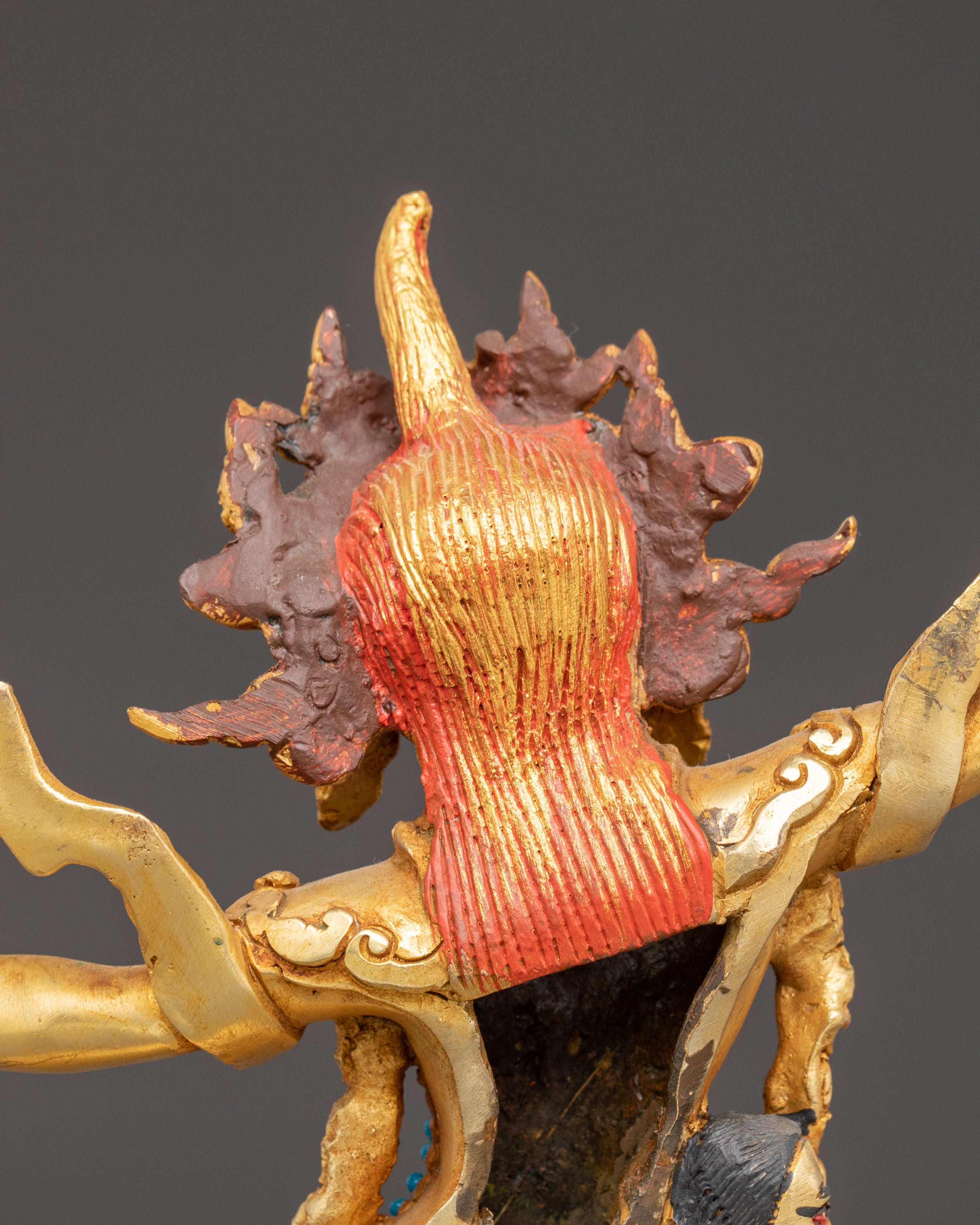 Statue of Ekajati: One-Eyed Mahakala | 24K Gold Gilded Statue