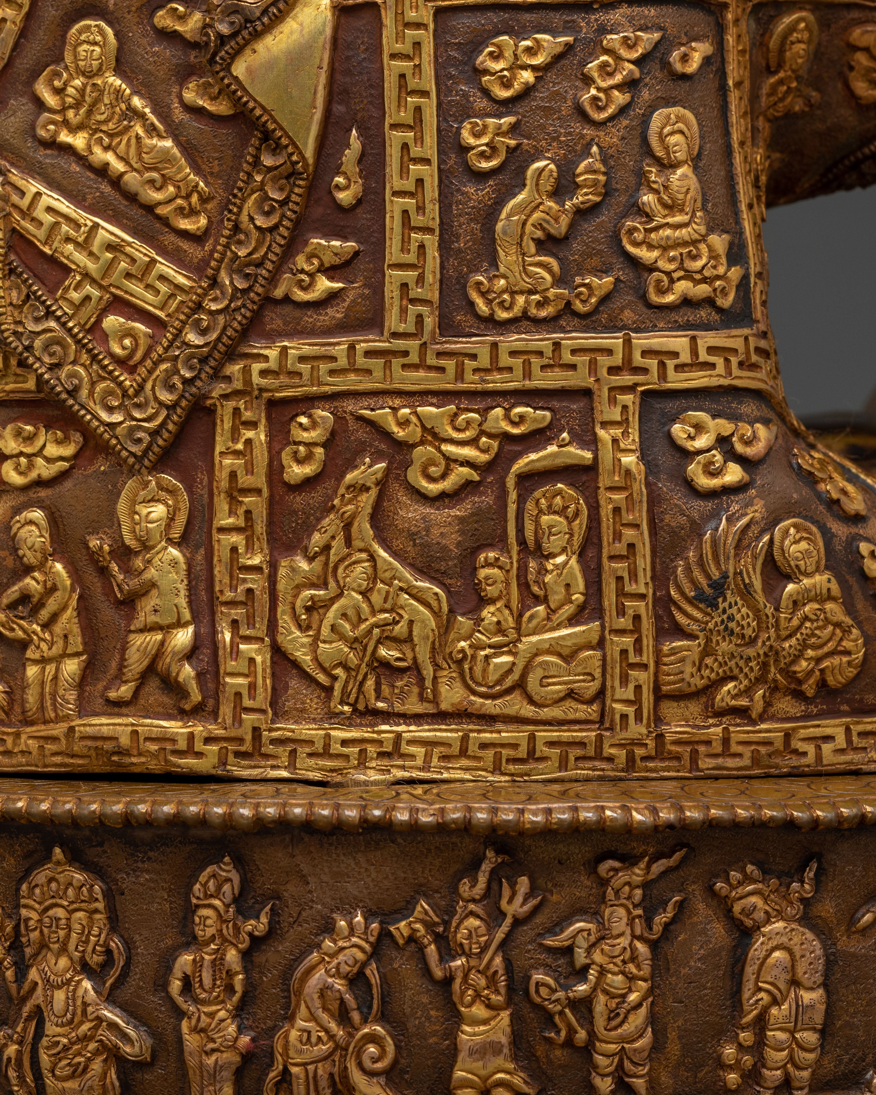 Hand-Carved Shakyamuni Buddha Figurine | Home Decor
