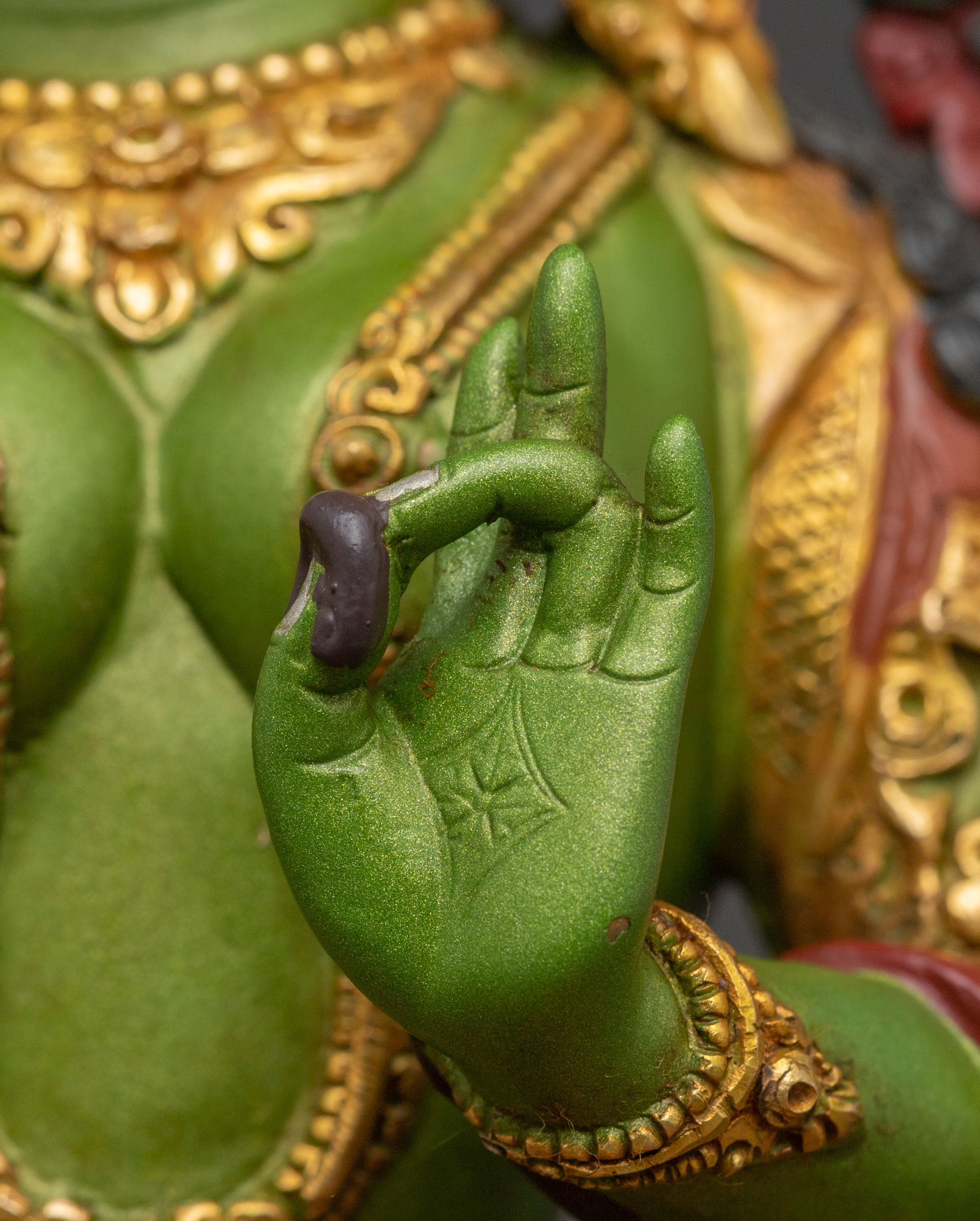 Green Tara Traditional Statue | Mother Figurine