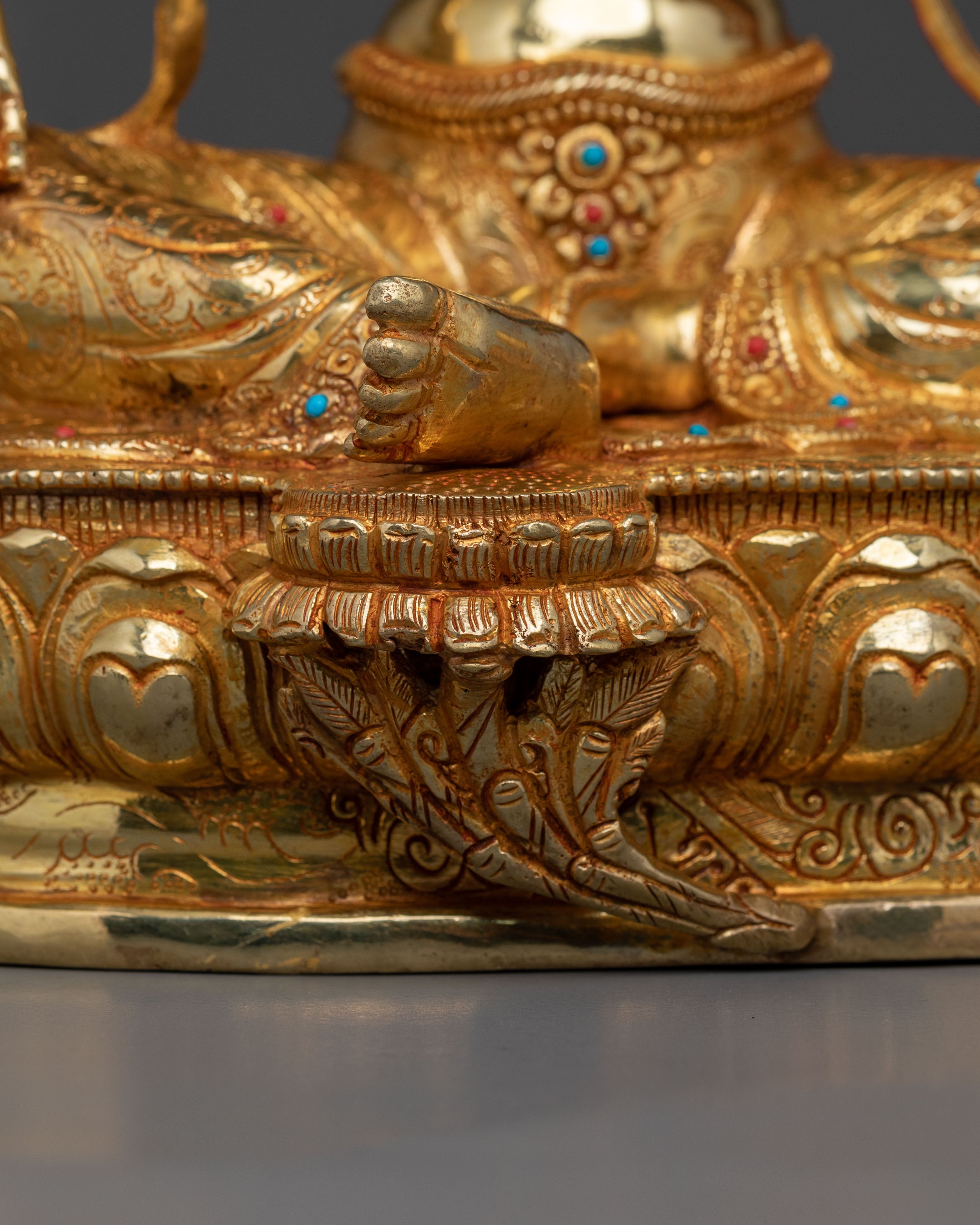 Green Tara Bodhisattva Handcrafted Sculpture