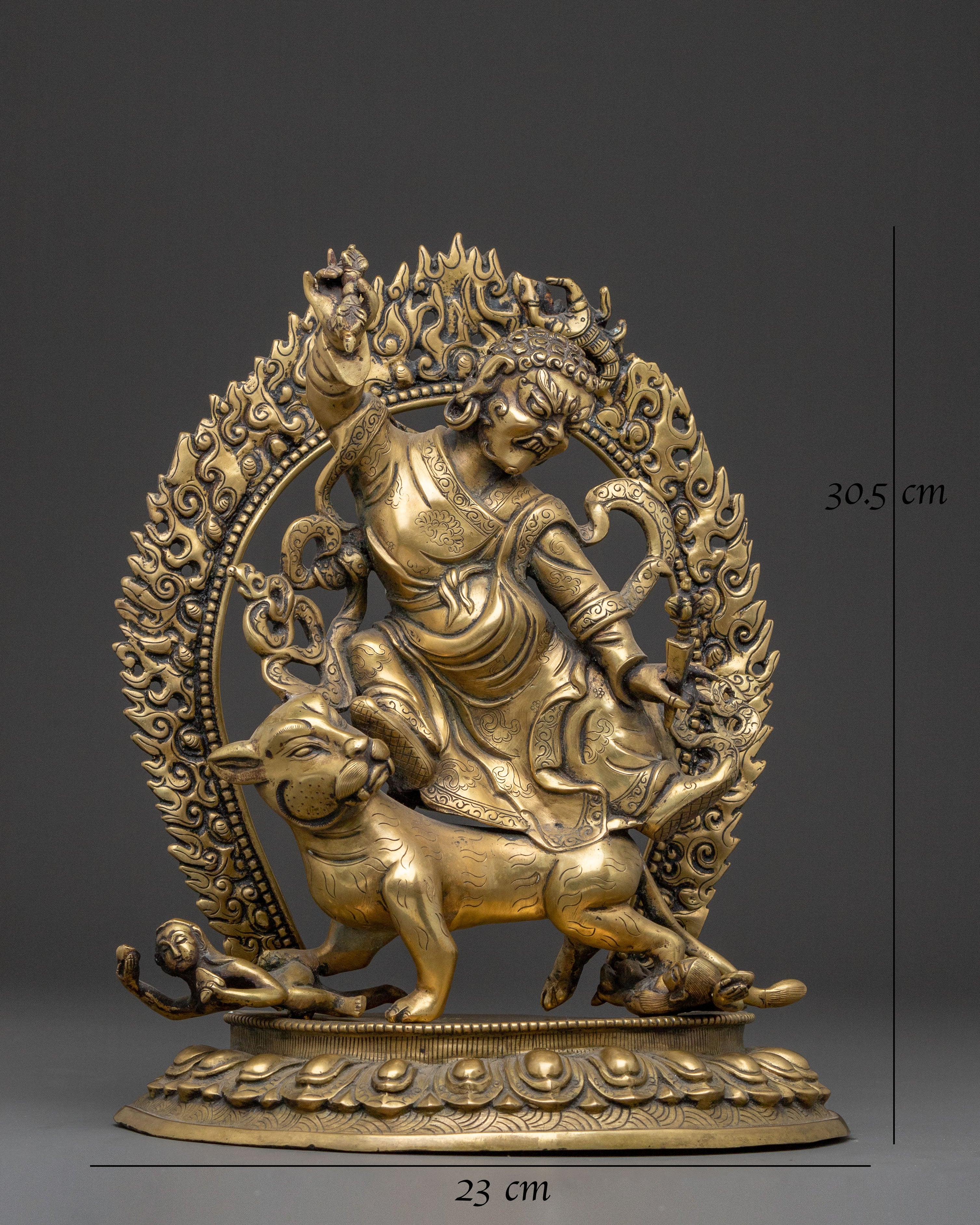 Dorje Drollo Protector Statue | Bronze Craftsmanship