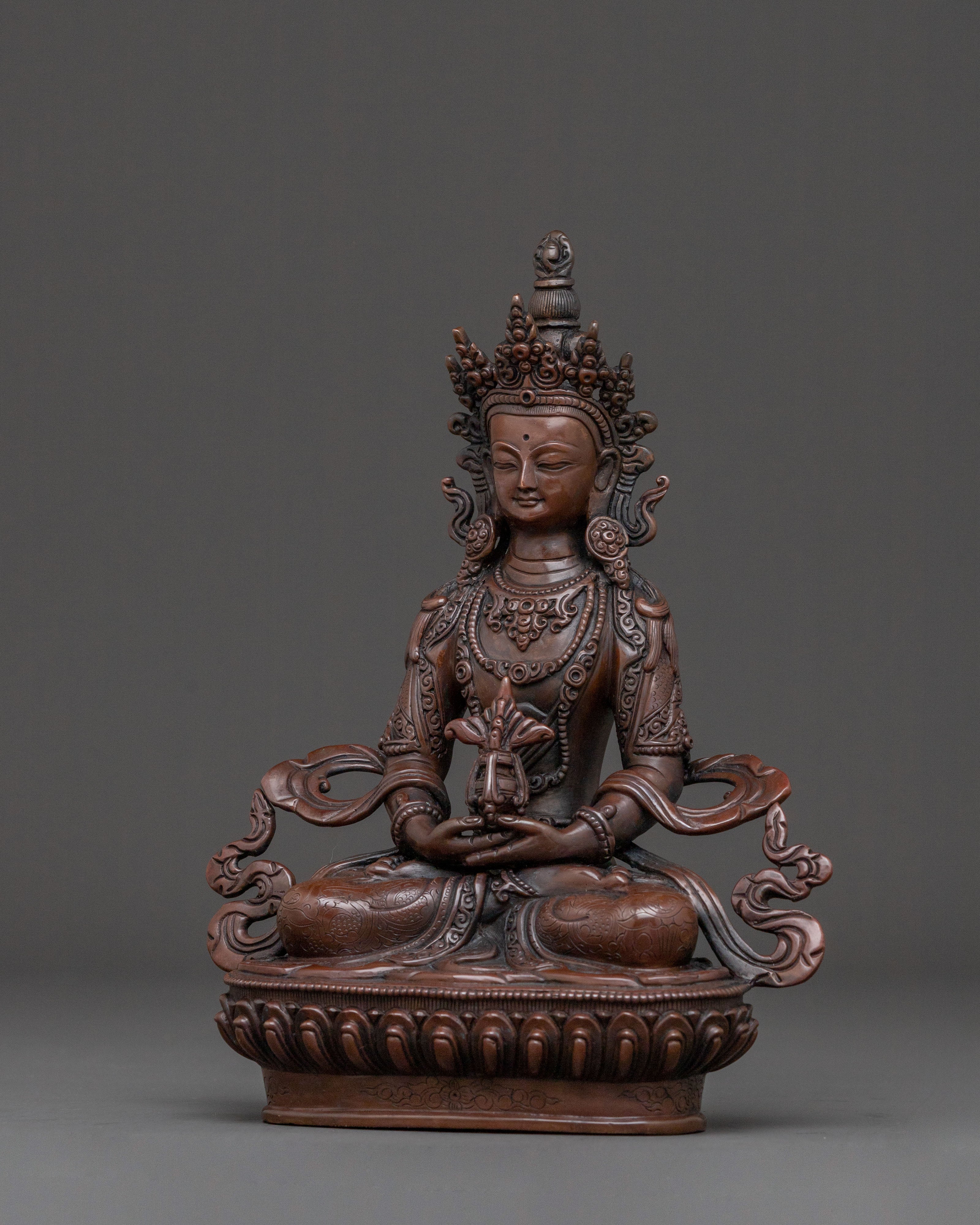 Infinite Life Amitayus Buddha Statue | Longevity Deity