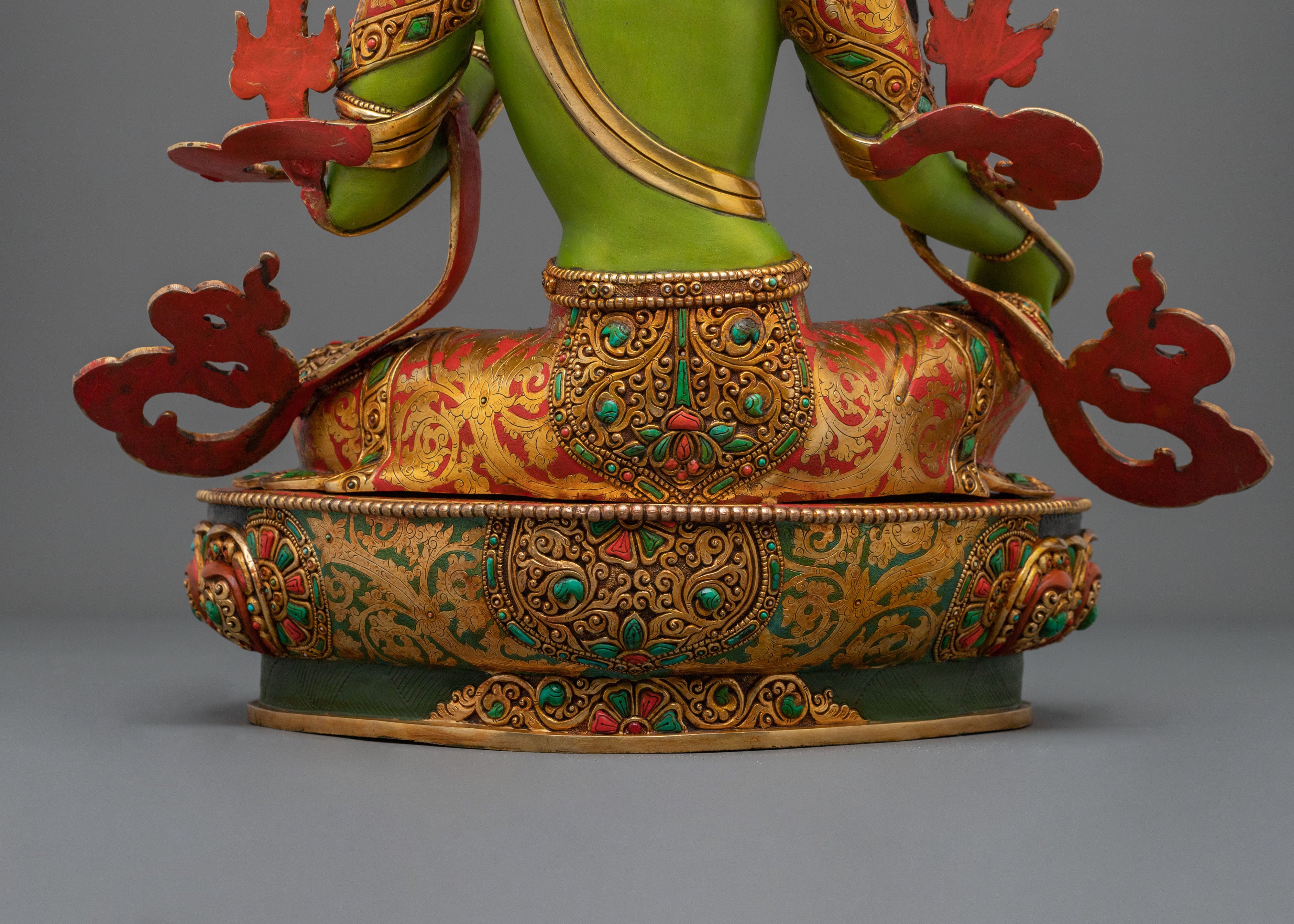 Green Tara Sacred Statue | Made in Nepal
