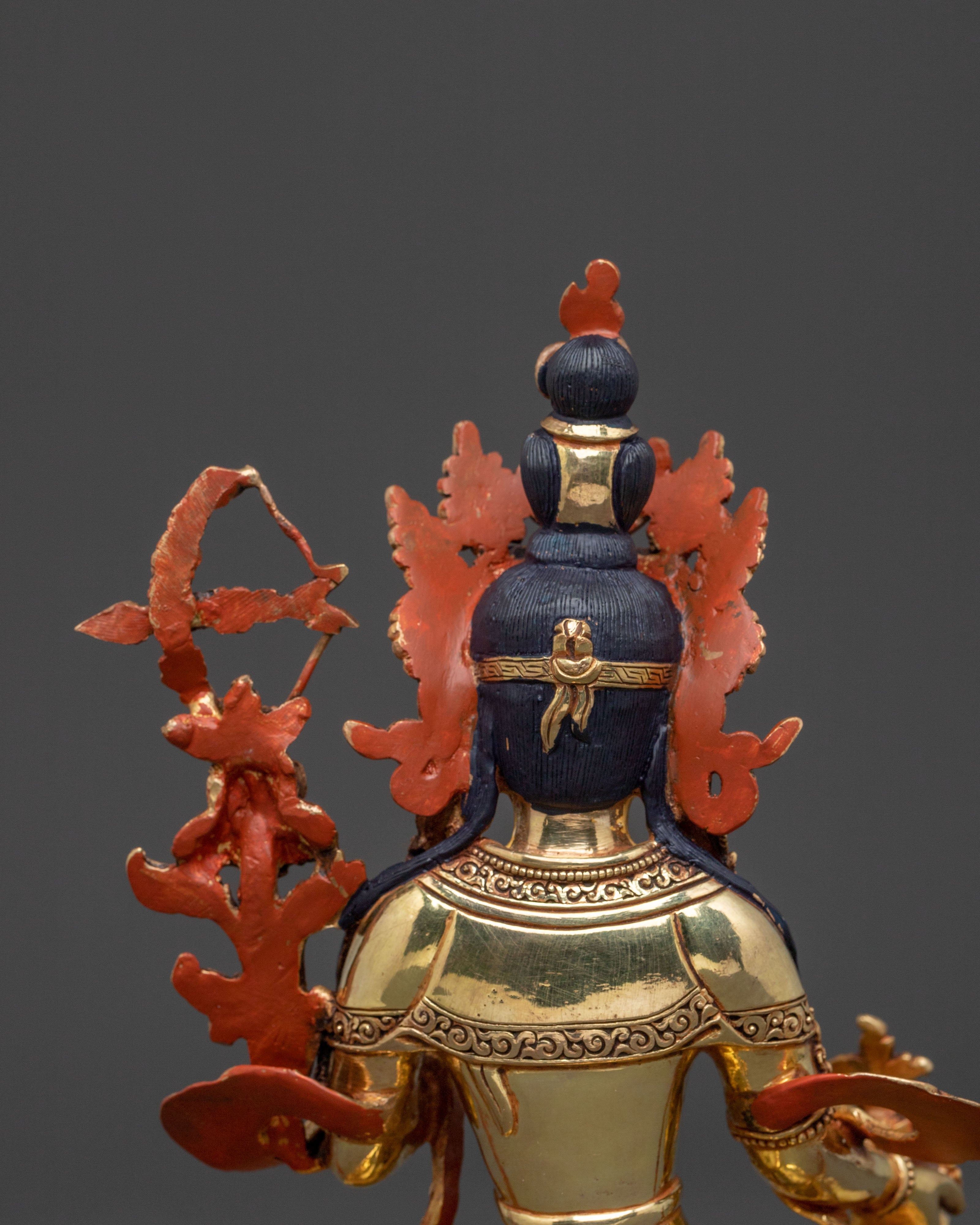 Red Tara Meditation Statue | Bodhisattva of Compassion and Power