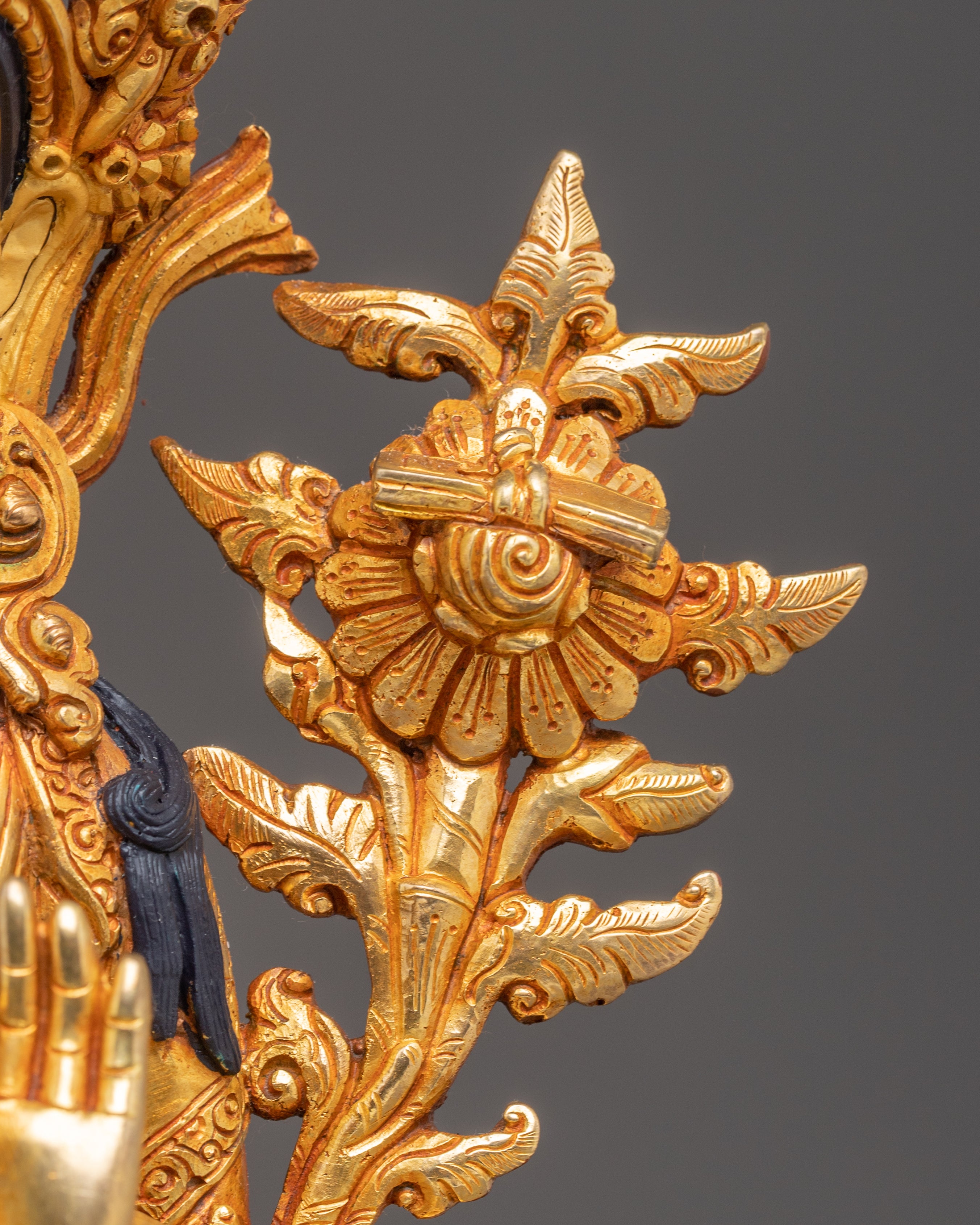 Handcrafted Radiant Statue of Manjushri | Embodiment of Supreme Wisdom
