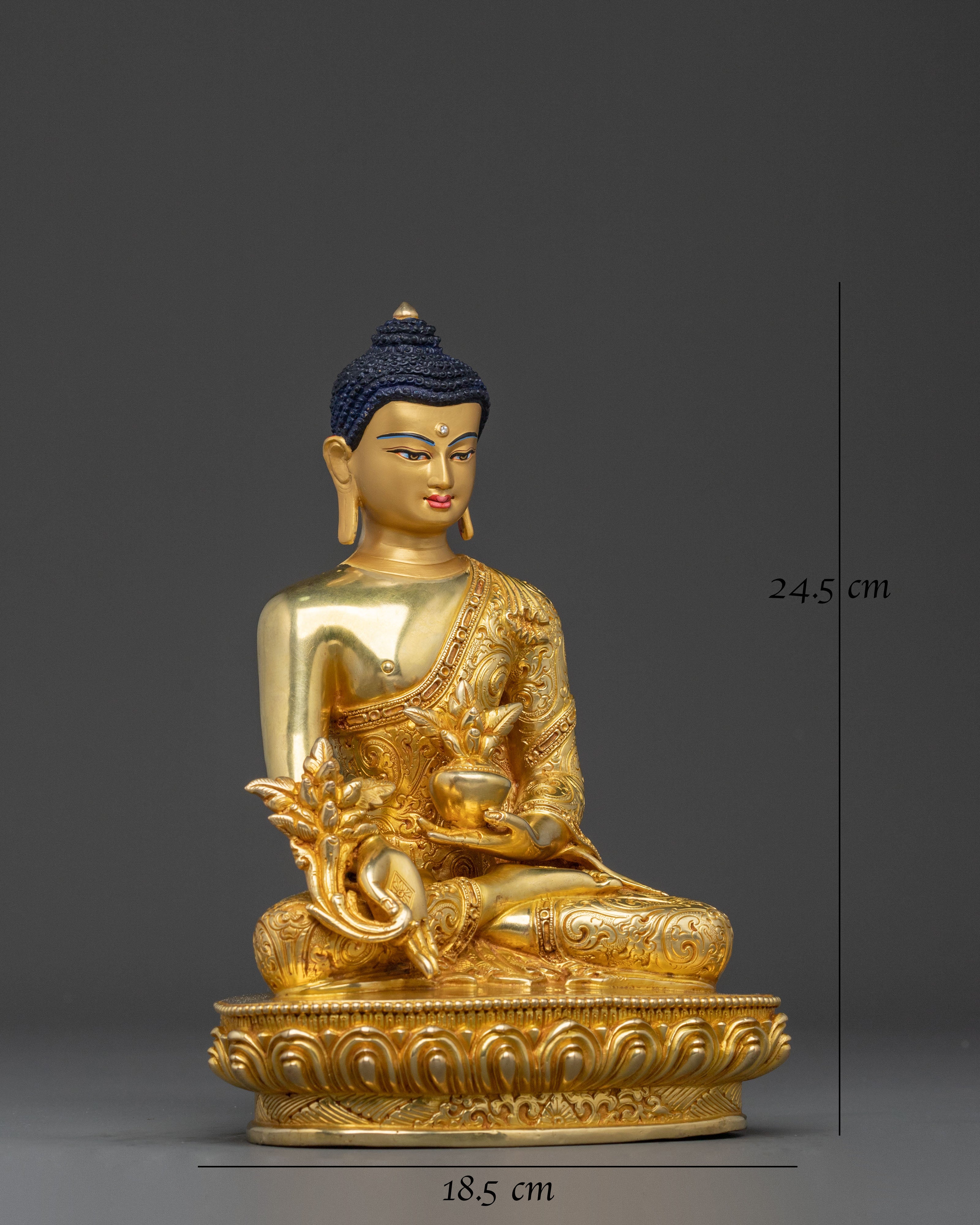Medicine Buddha Sacred Statue | Altar Home Decor