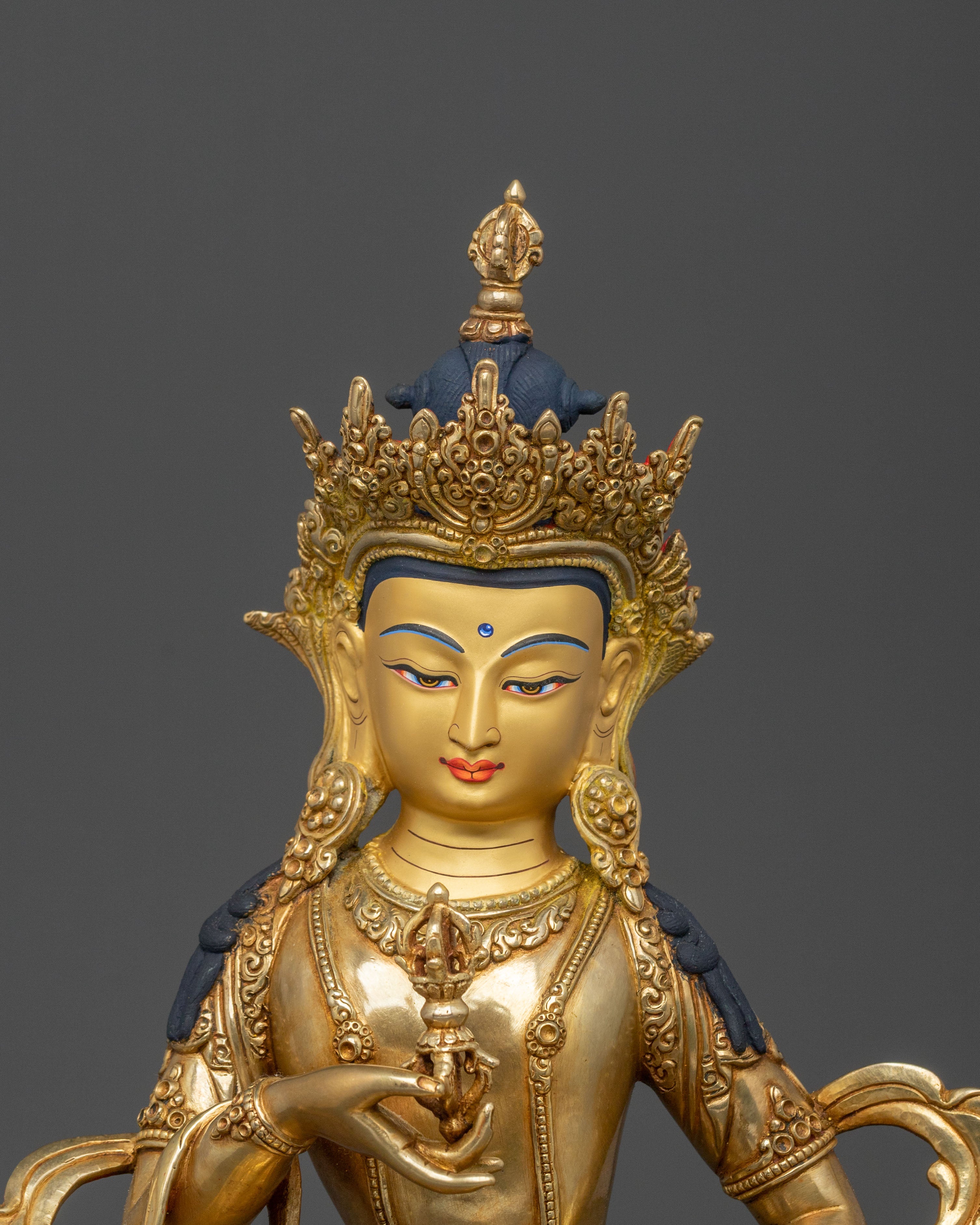 Vajrasattva Golden Statue | Spiritual Protection