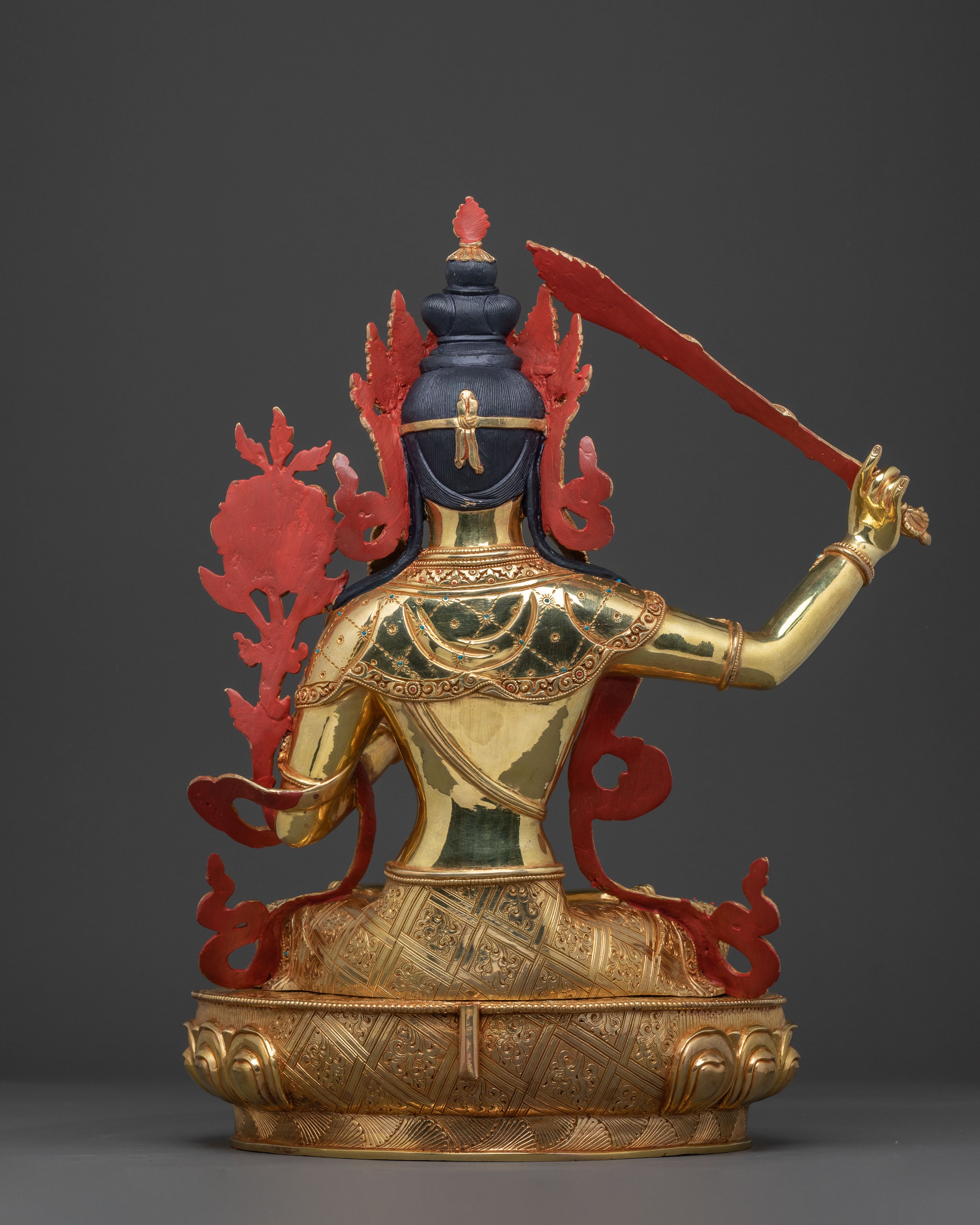 Fearless Bodhisattva Manjushri Statue