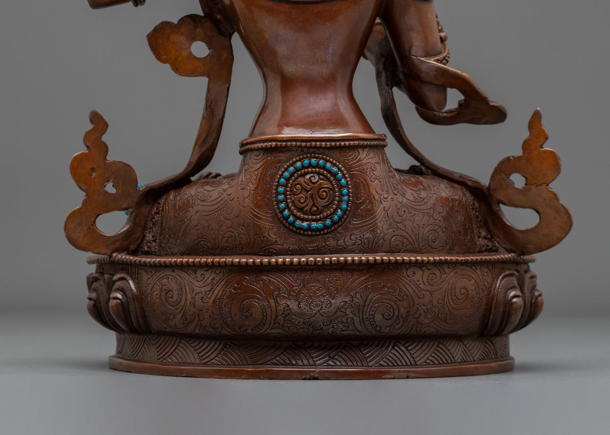 Sherab Chamma Figurine | Oxidized Copper Sculpture