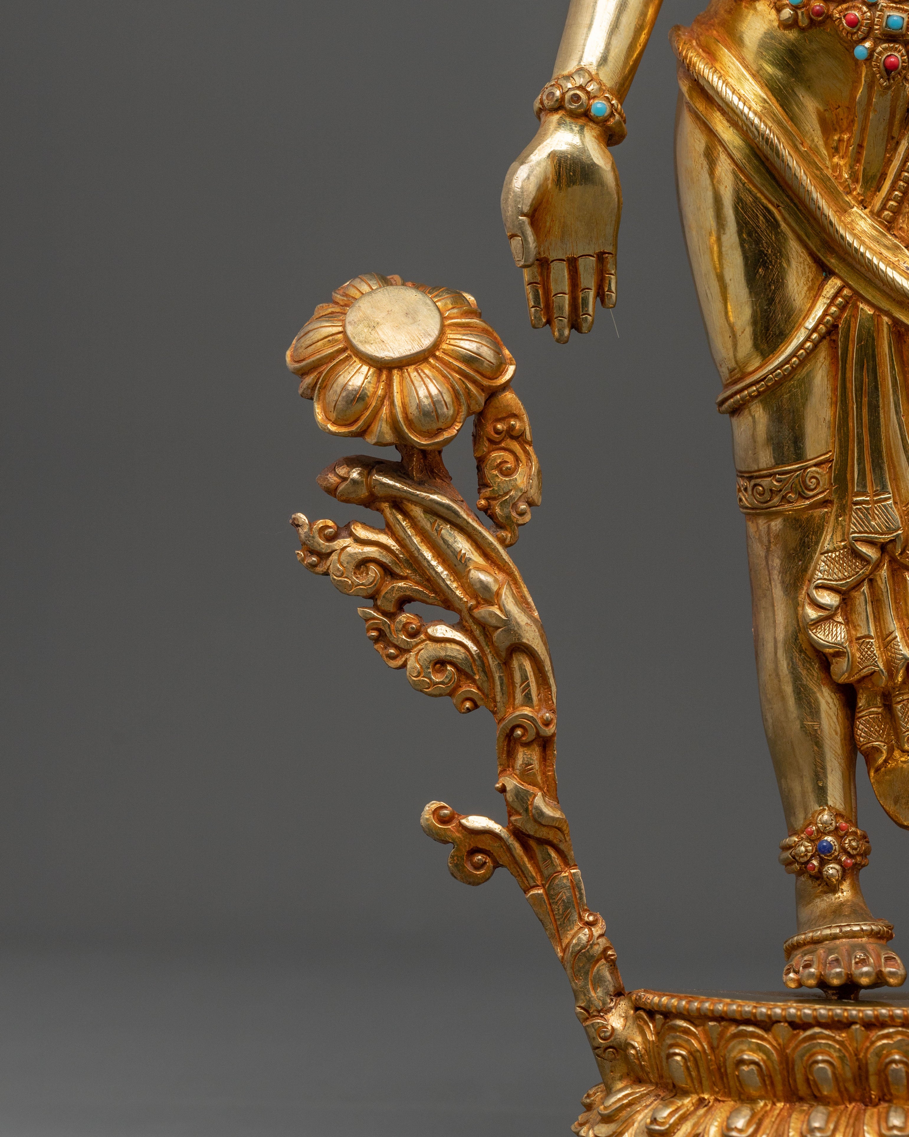 Padmapani Himalayan Buddhist Statue | Lotus Holder Bodhisattva of Compassion