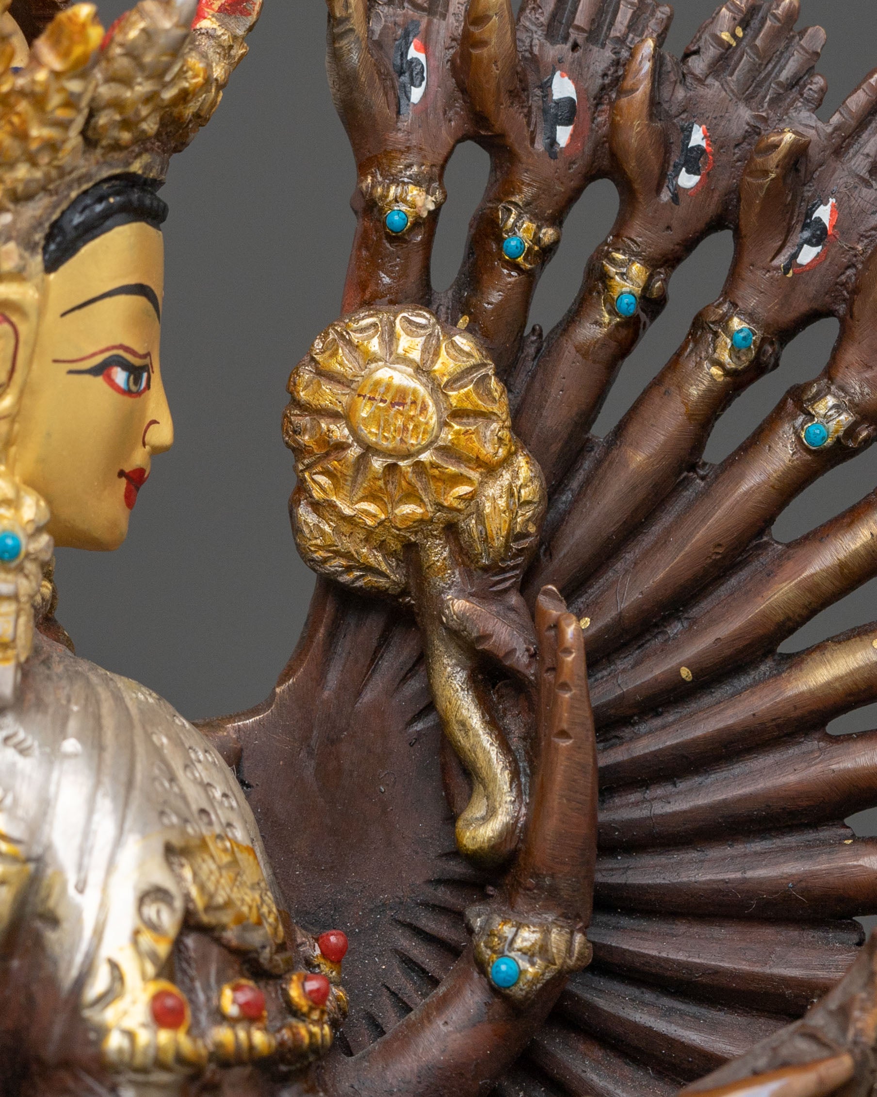 Thousand-Armed Chenrezig Statue | Compassionate Deity